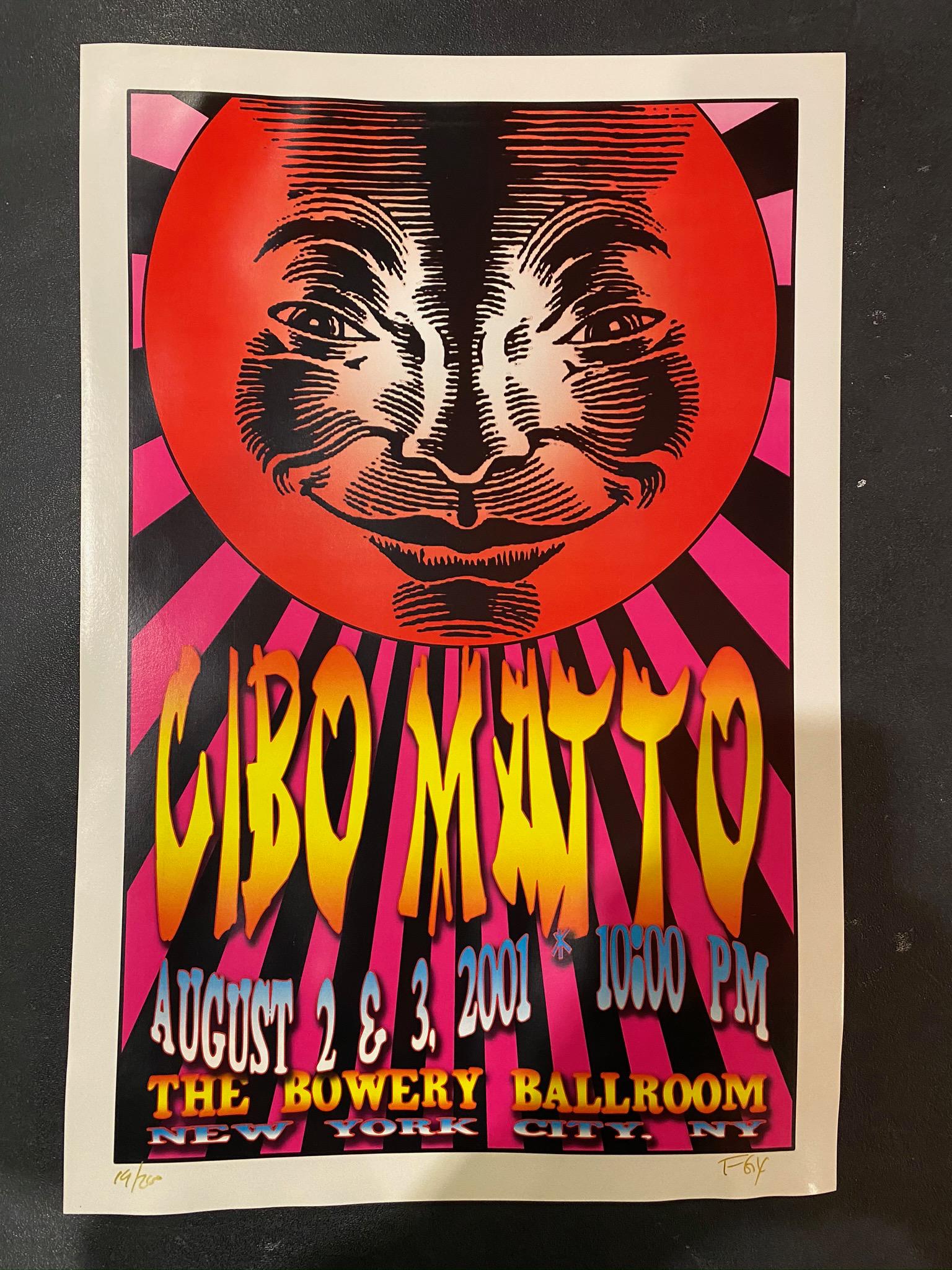 Cibo Matto Concert Poster August 2 and Third 2000 and R (1 of 4)