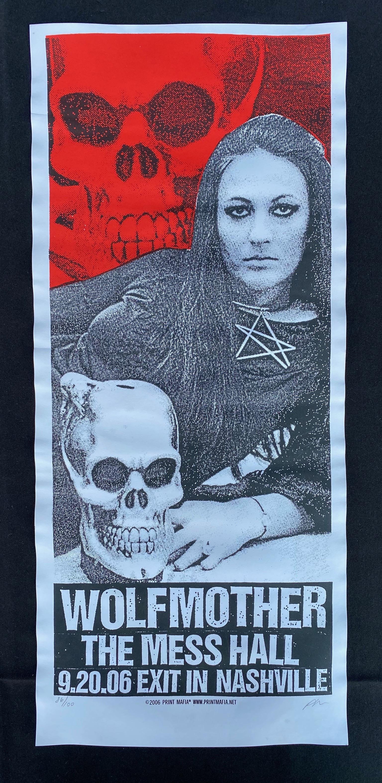 Wolfmother Concert Poster September 20 2006 Artist Sign: Wolfmother Concert Poster September 20 2006 Artist Signed and Numbered -- Dimensions: H: 22 5/8 x 9 7/8 inches --- Bidding note: We will be attempting to close these items at a rate of 2 items per min