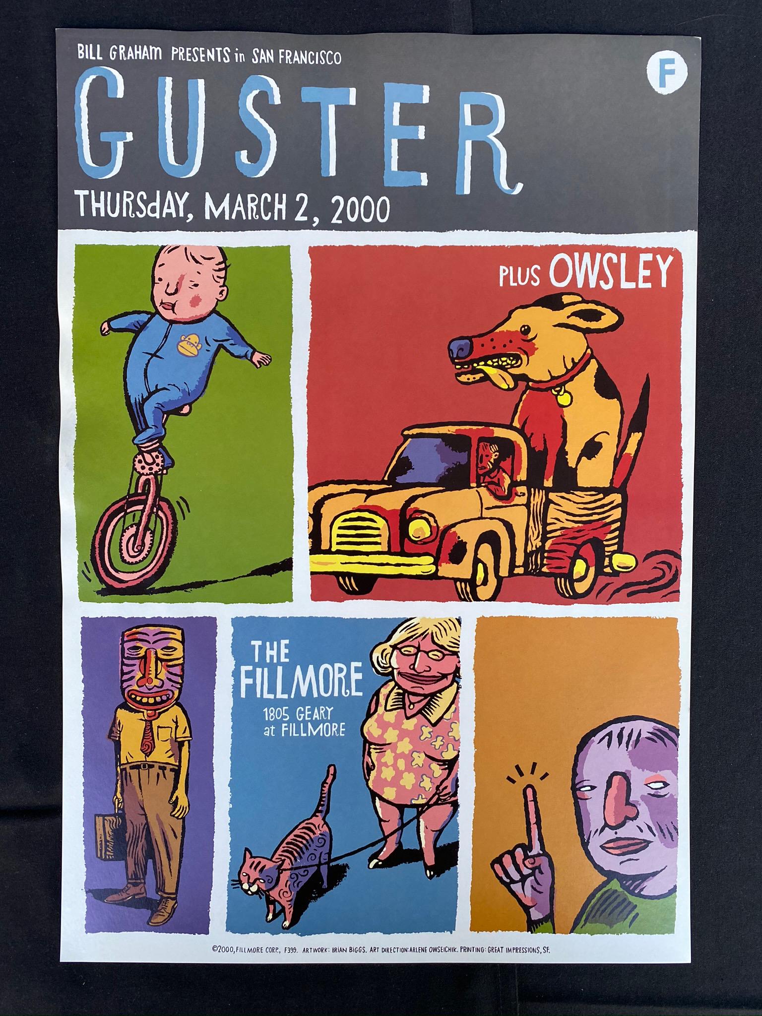 Guster Concert Poster March 2 2000 (1 of 2)