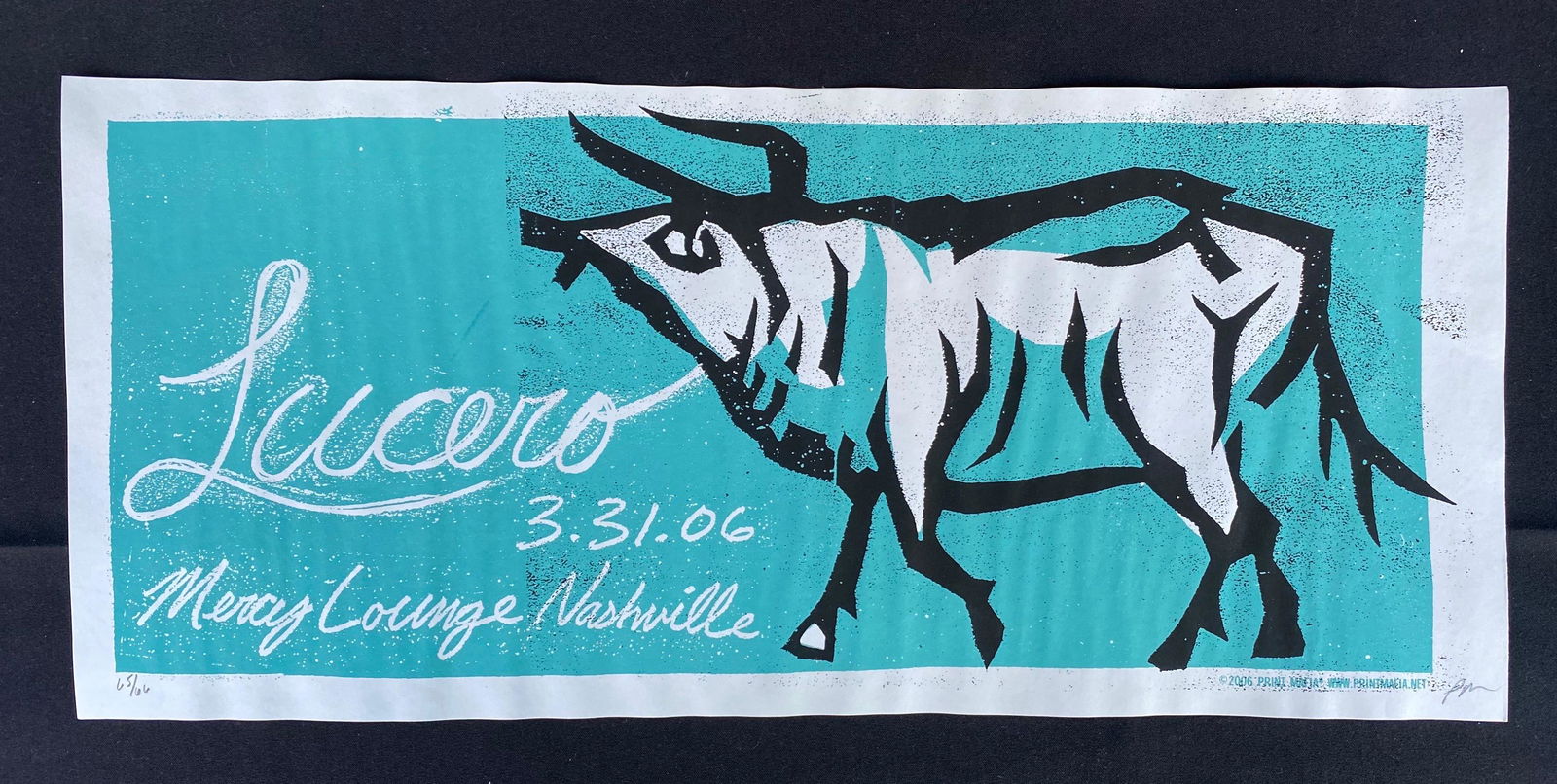 Lucero Concert Poster March 31 2006 Artist Signed and N (1 of 4)