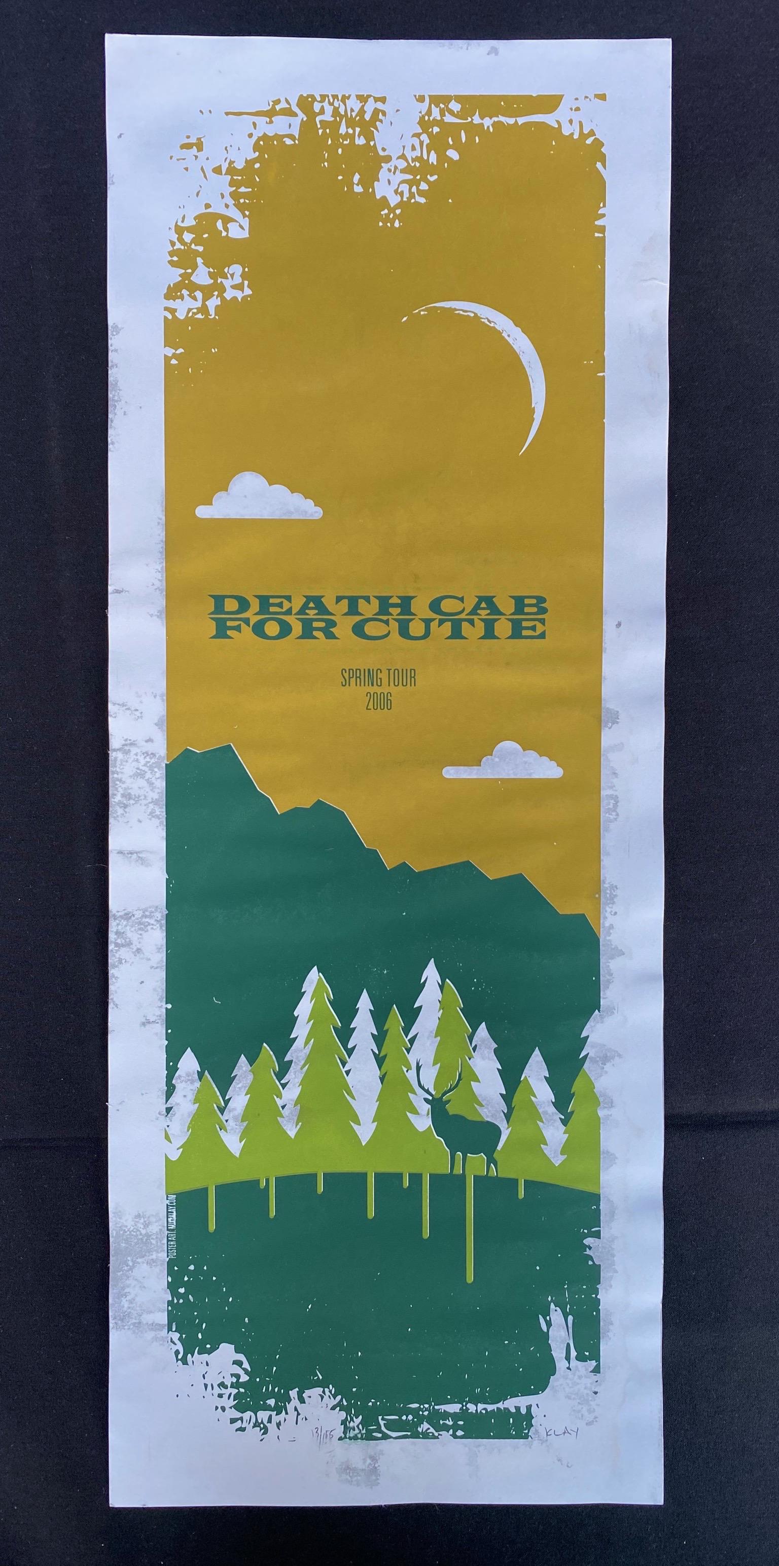 Death Cab For Cutie Spring Tour 2006 Artist Signed and (1 of 4)