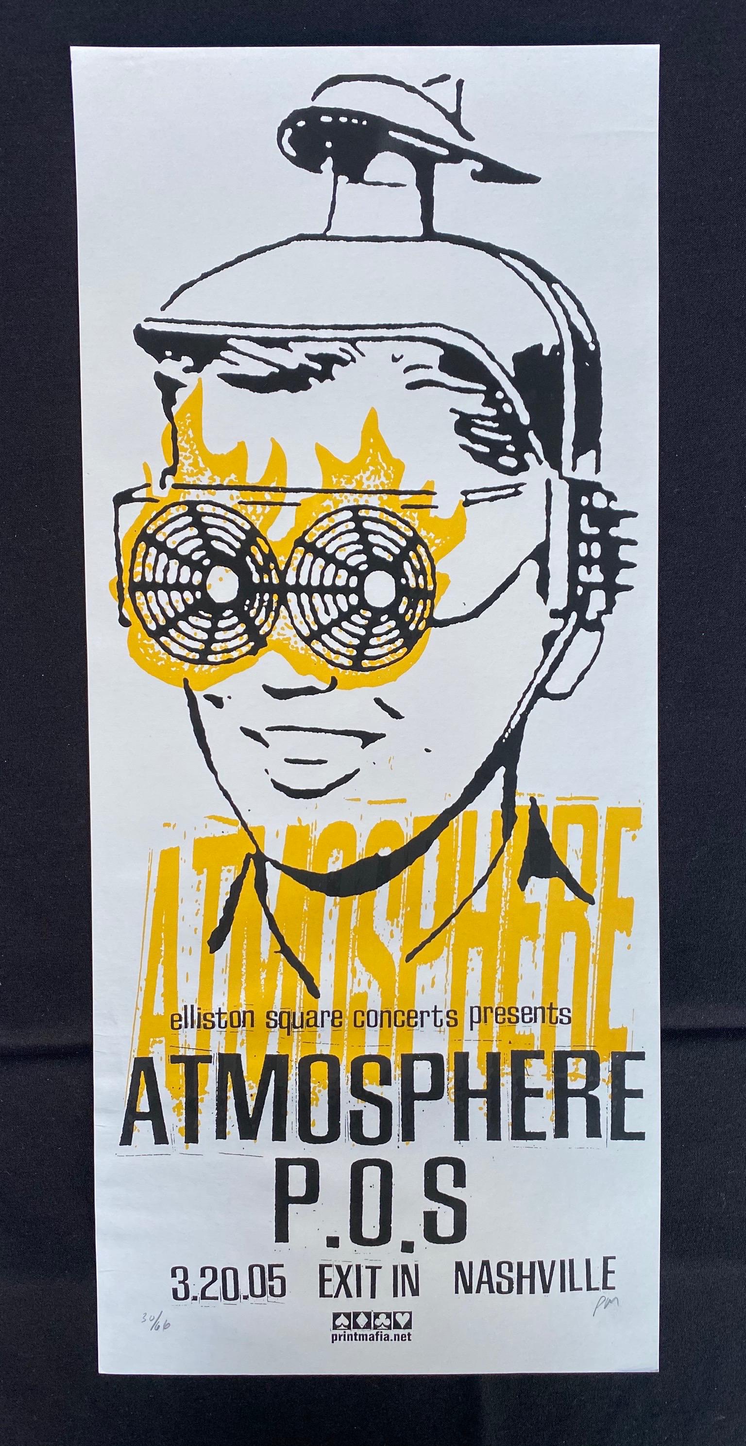 Atmosphere Pos Concert Poster March 20 2005 Artist Sign (1 of 4)