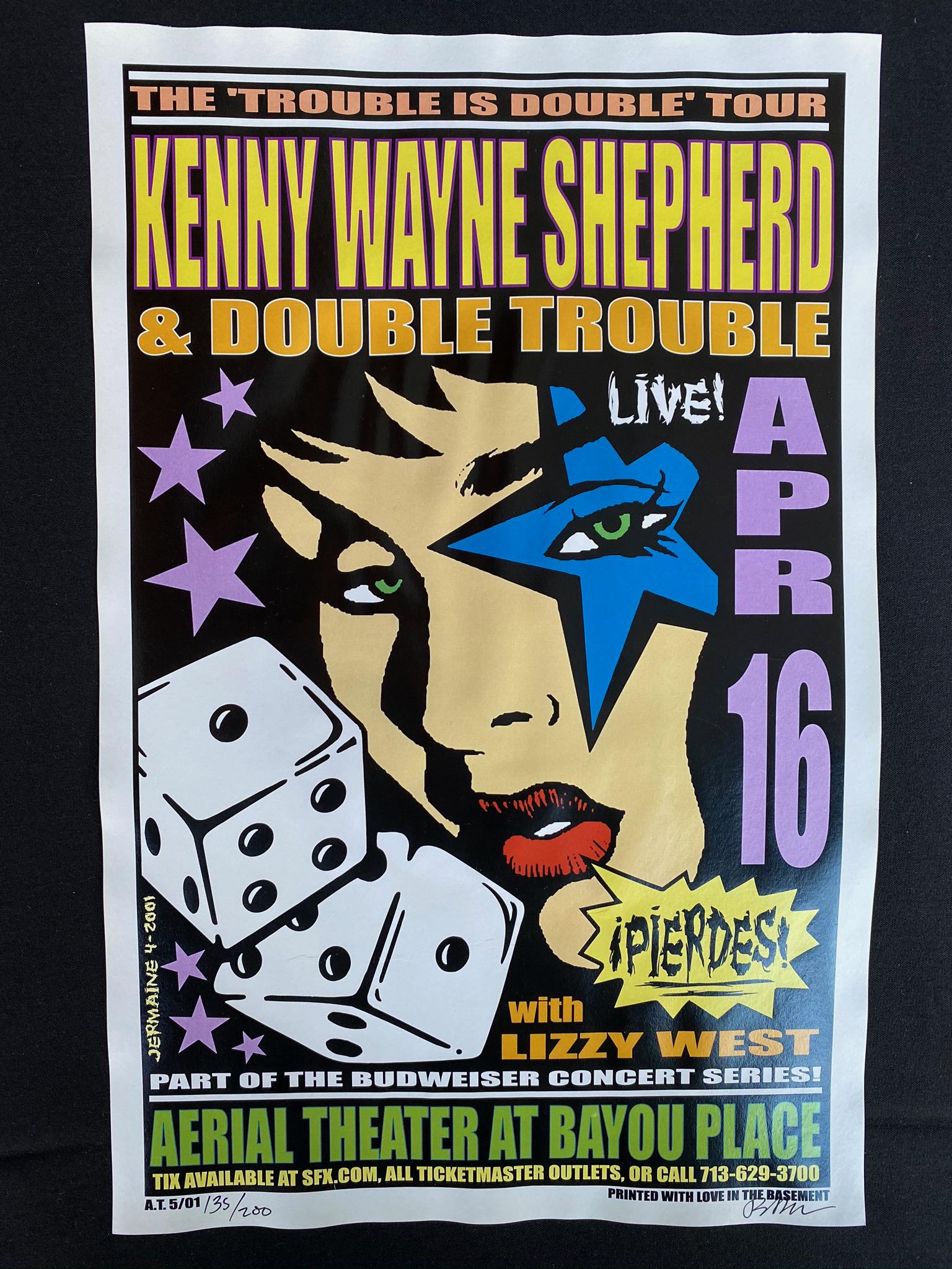 Kenny Wayne Shepherd Concert Poster April 16 2001 Artis (1 of 4)