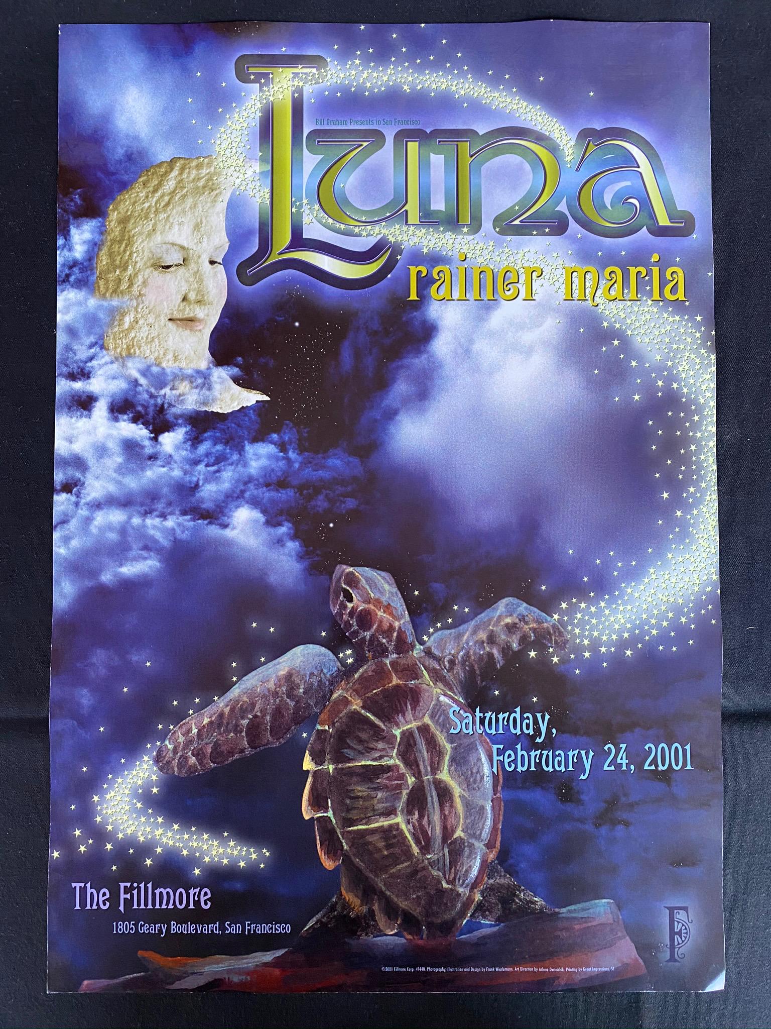 Luna Rainer Maria Concert Poster February 24 2001 (1 of 2)