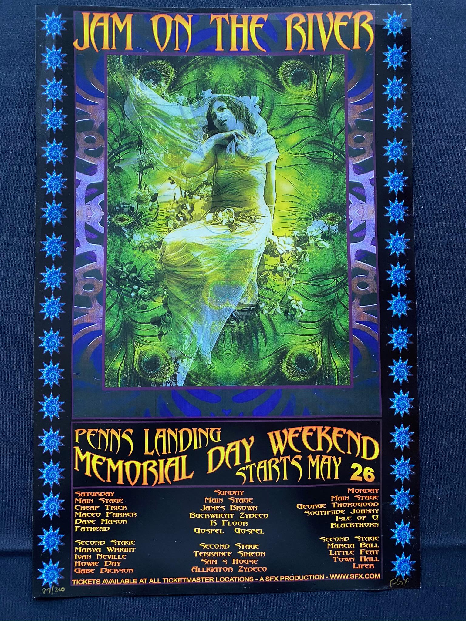 Jam On the River Concert Poster Penns Landing Memorial (1 of 4)