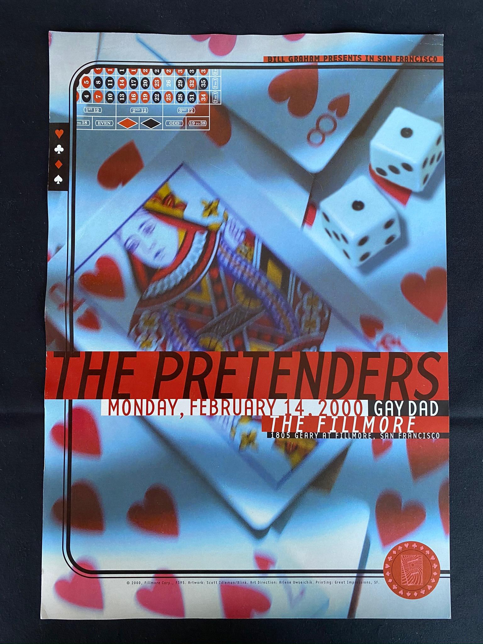 The Pretenders Concert Poster February 4 2000 (1 of 2)