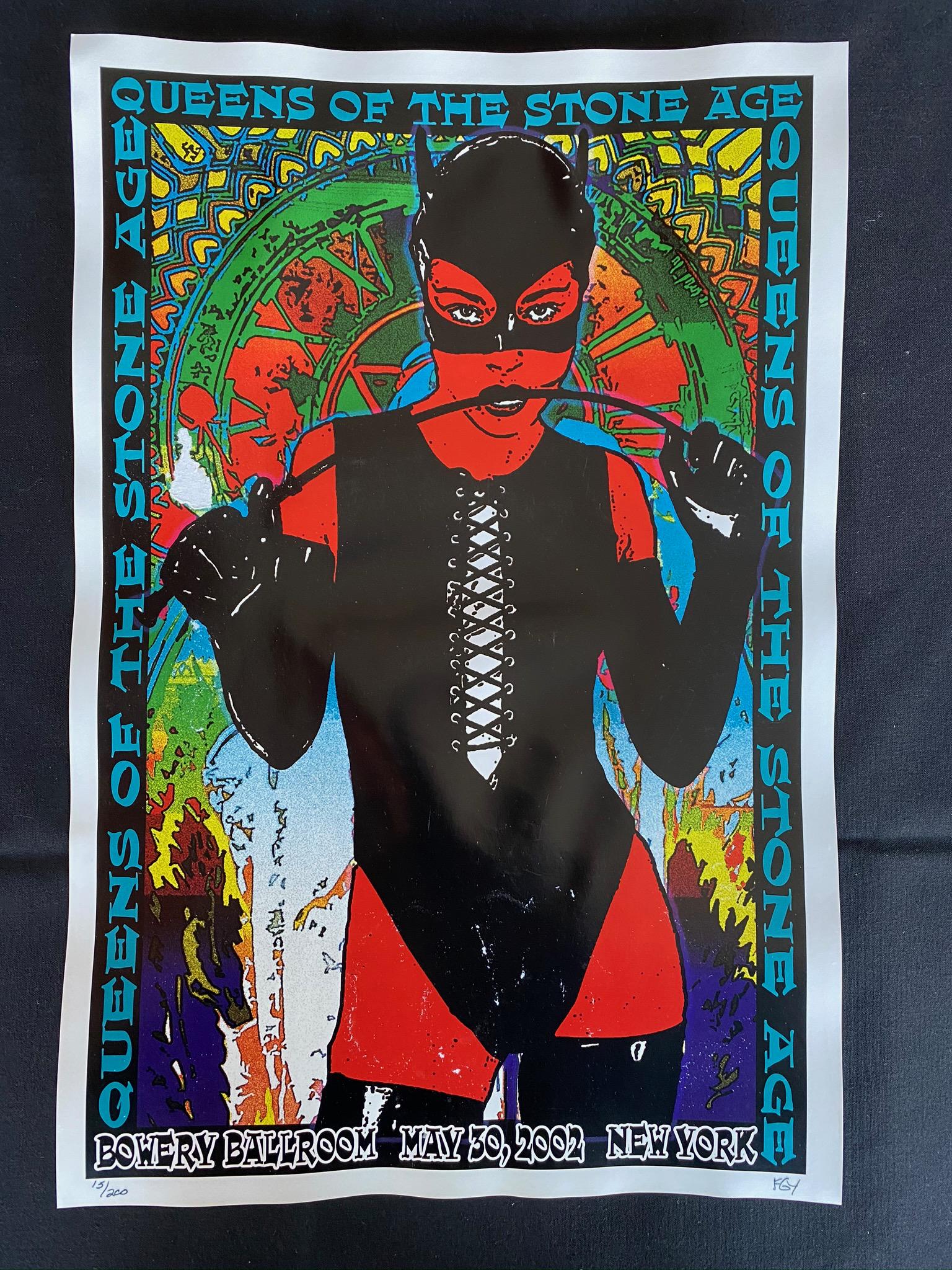 Queens of the Stone Age Concert Poster May 30 2002 Sign (1 of 4)