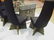 66: Paul EVANS Style Bronzed Goop Table and Chairs Di - 8