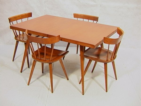 Paul McCobb Table and Chairs Dining Set. Rectangu: Paul McCobb Table and Chairs Dining Set. Rectangular Table and Six Chairs. Planner Group. Dimensions: Condition (General) Please contact us with specific questions about condition, not visible in the