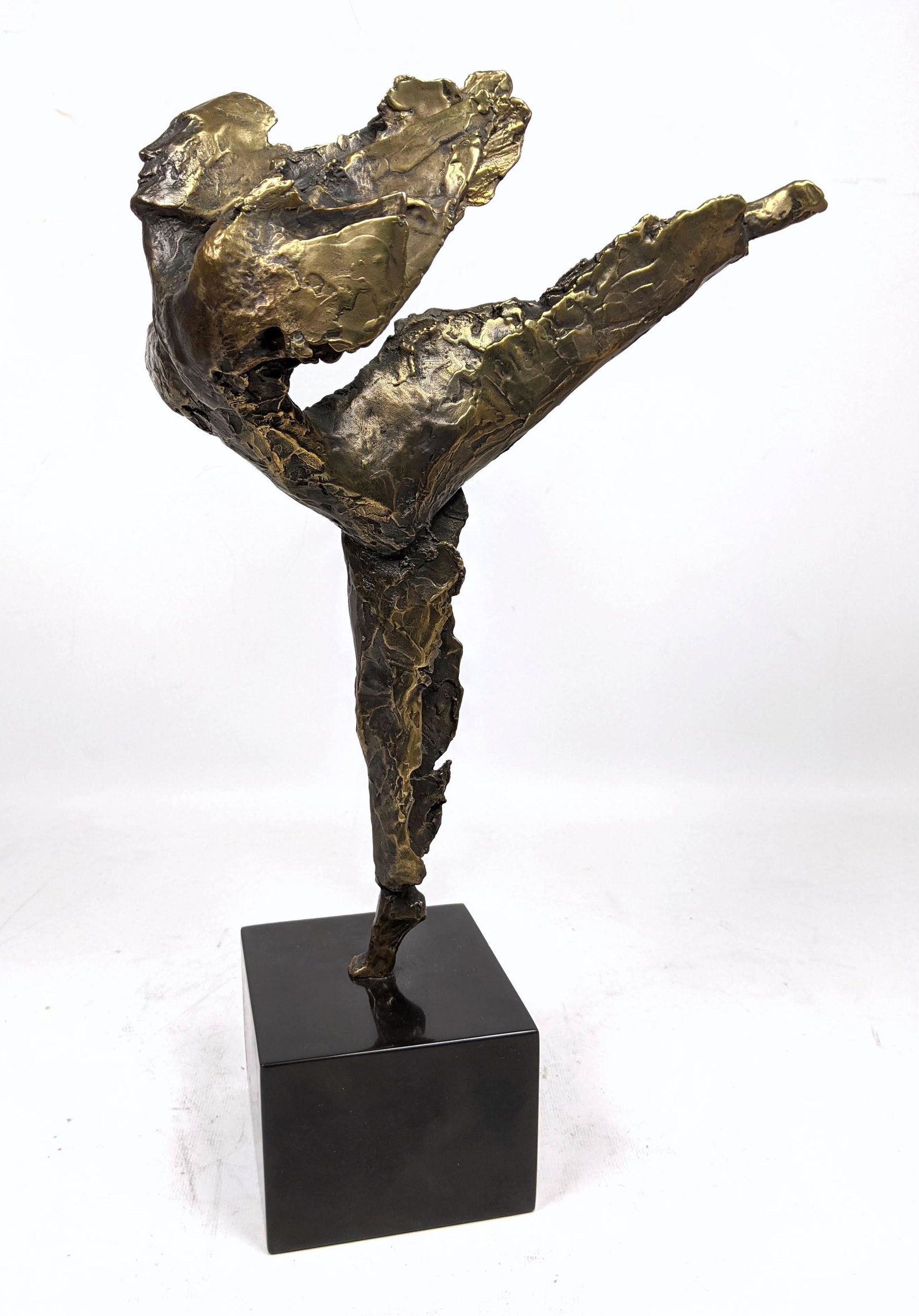 E FICXER Brutalist Bronze Figural Table Sculpture. 16" (1 of 12)