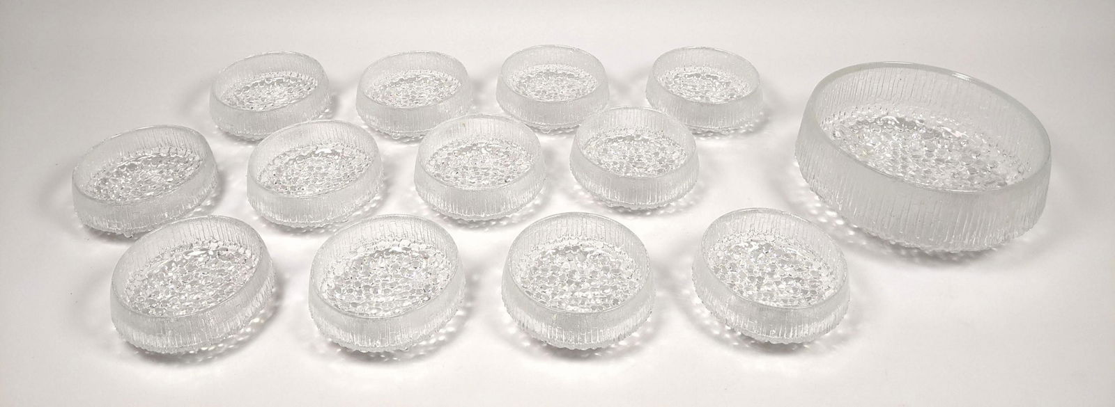 13pcs TIMO SARPANEVA Crystal Bowl Set. (1 of 10)