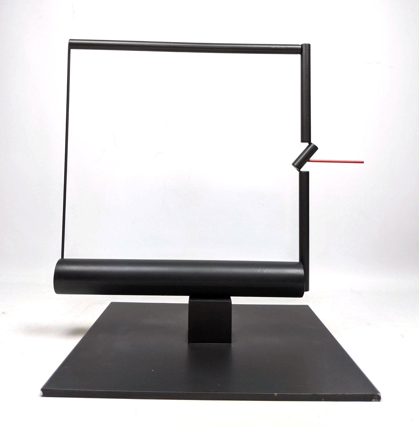 GEORGE D'AMATO  Minimalist Enameled Steel Sculpture. Bl (1 of 11)