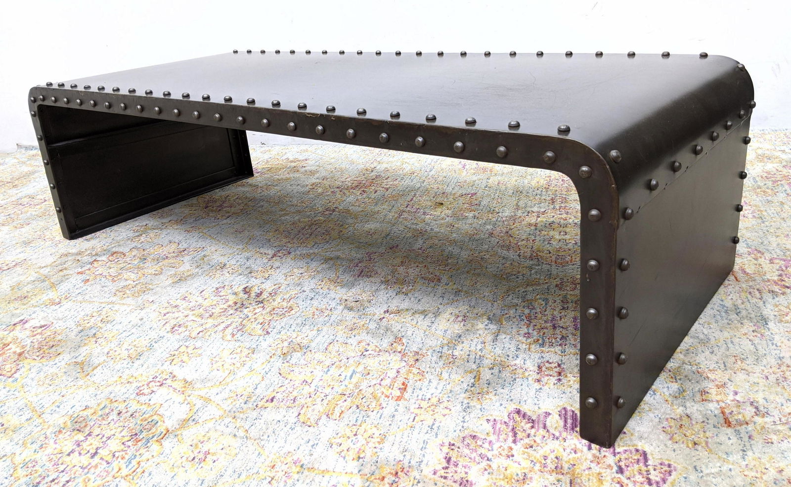 Restoration Hardware Style Rolled Edge Coffee Cocktail (1 of 16)