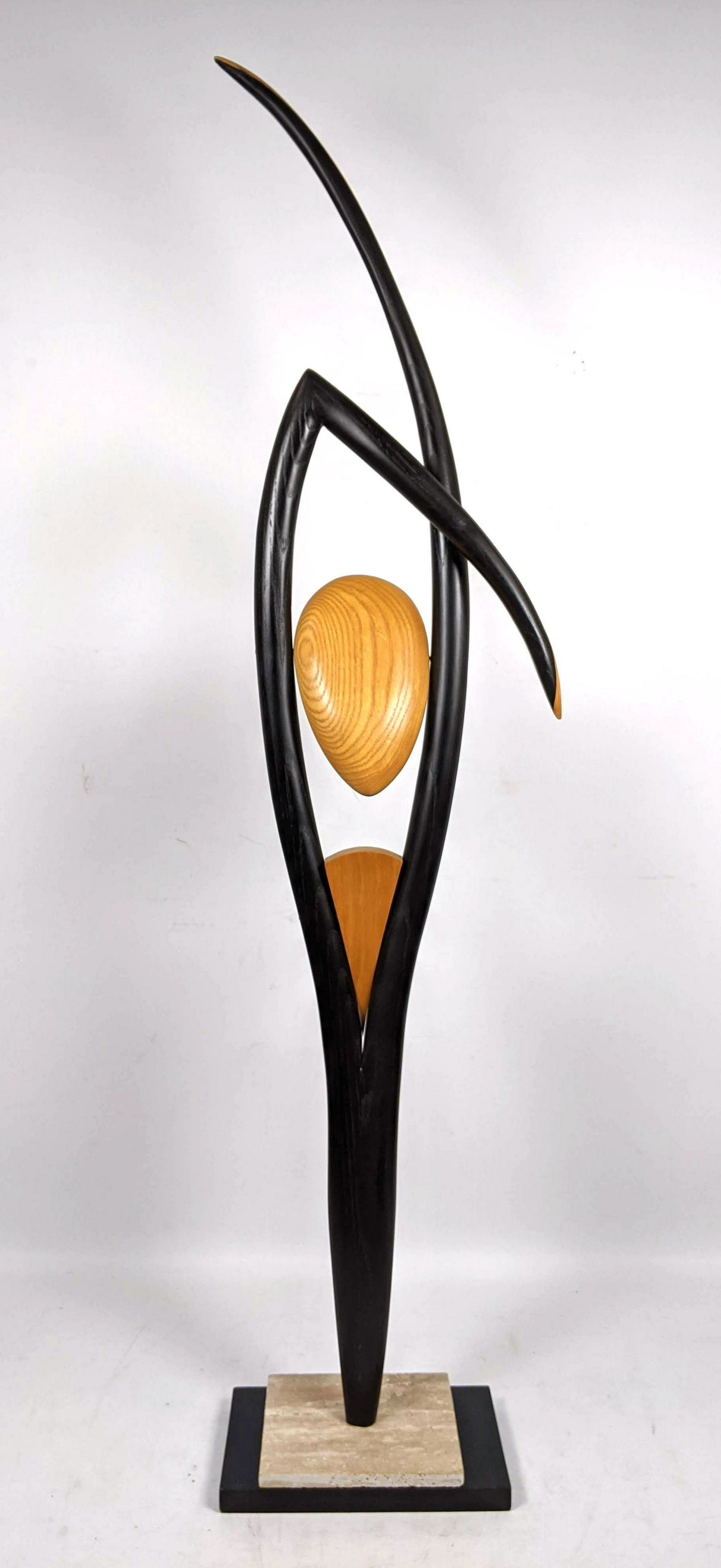 WAYNE PELHAM 1996 Figural Wood Sculpture. Abstract mode (1 of 11)