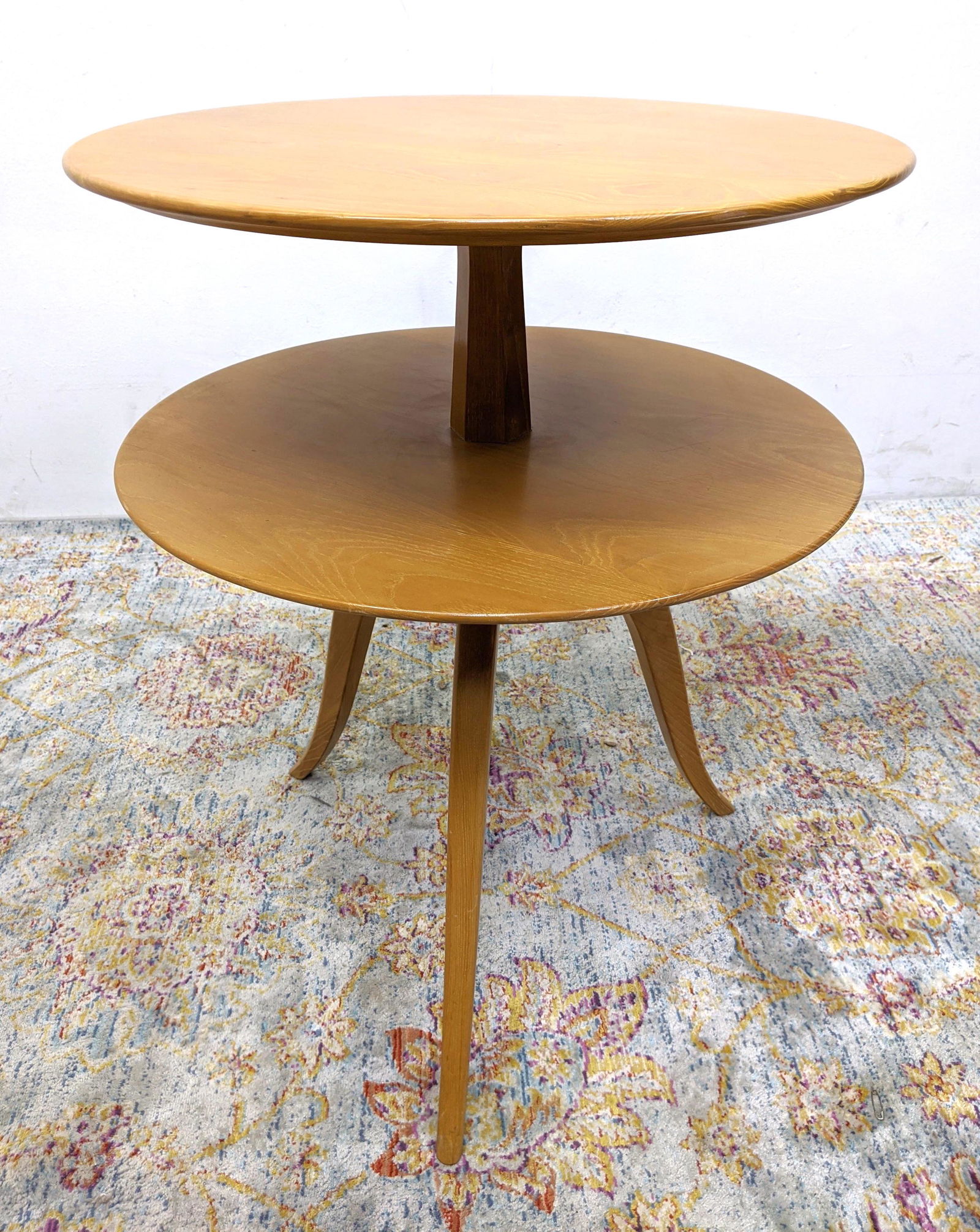 Paul Frankl two-tier table, by Brown-Saltman. Round Dou (1 of 13)