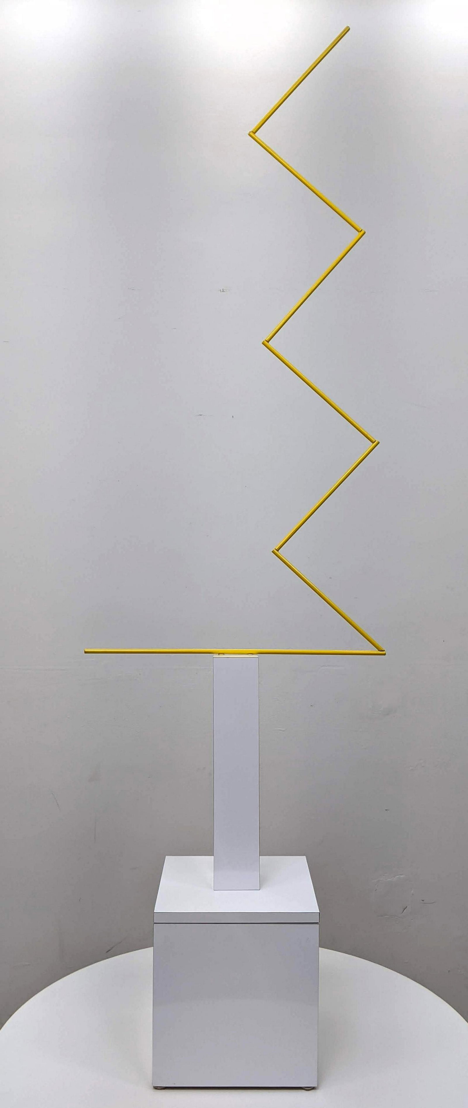 Tall GEORGE D'AMATO Minimalist Enameled Steel Sculpture (1 of 12)