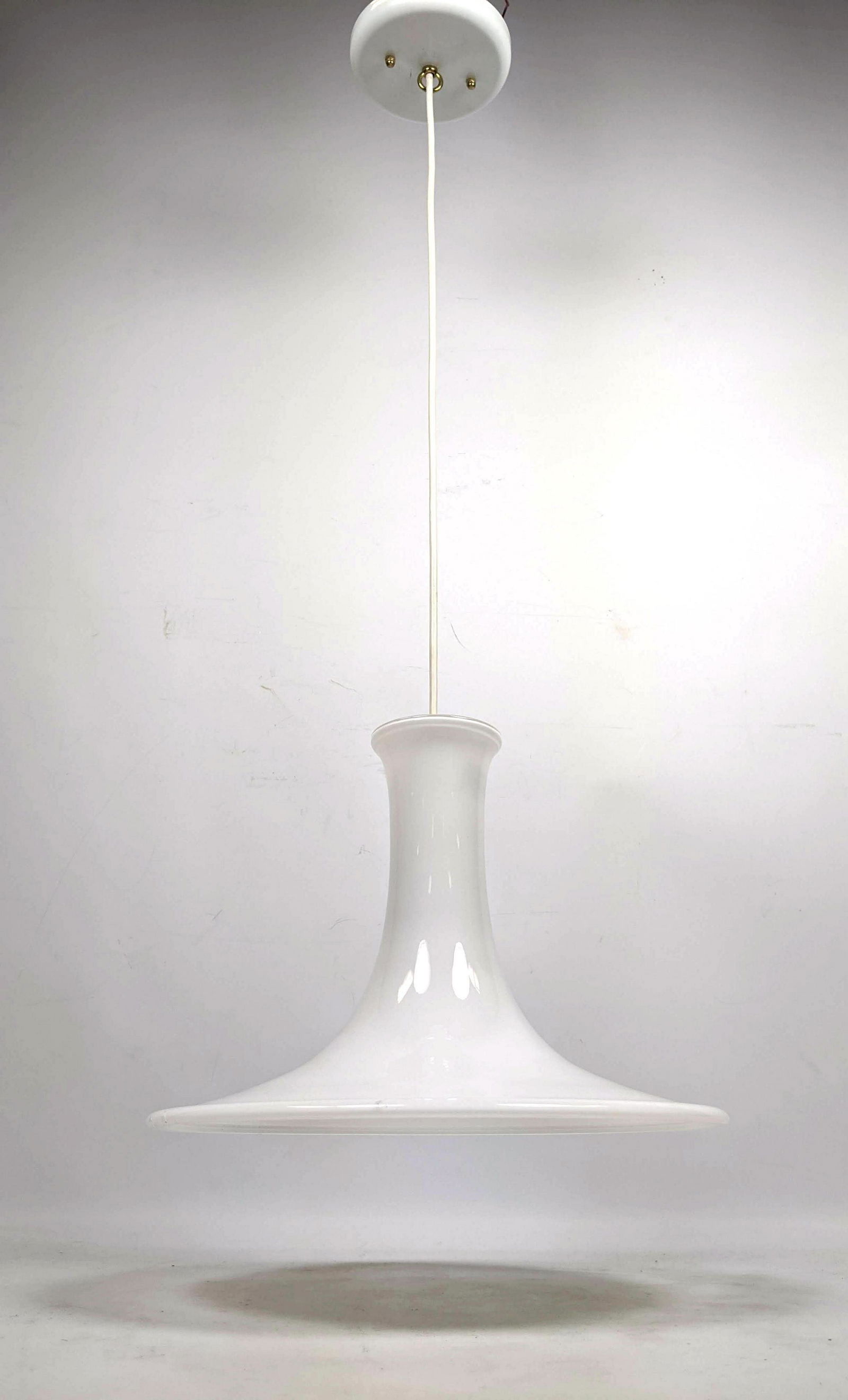HOLMEGAARD Glass Shade Hanging Pendant Lamp. Flared gla (1 of 12)