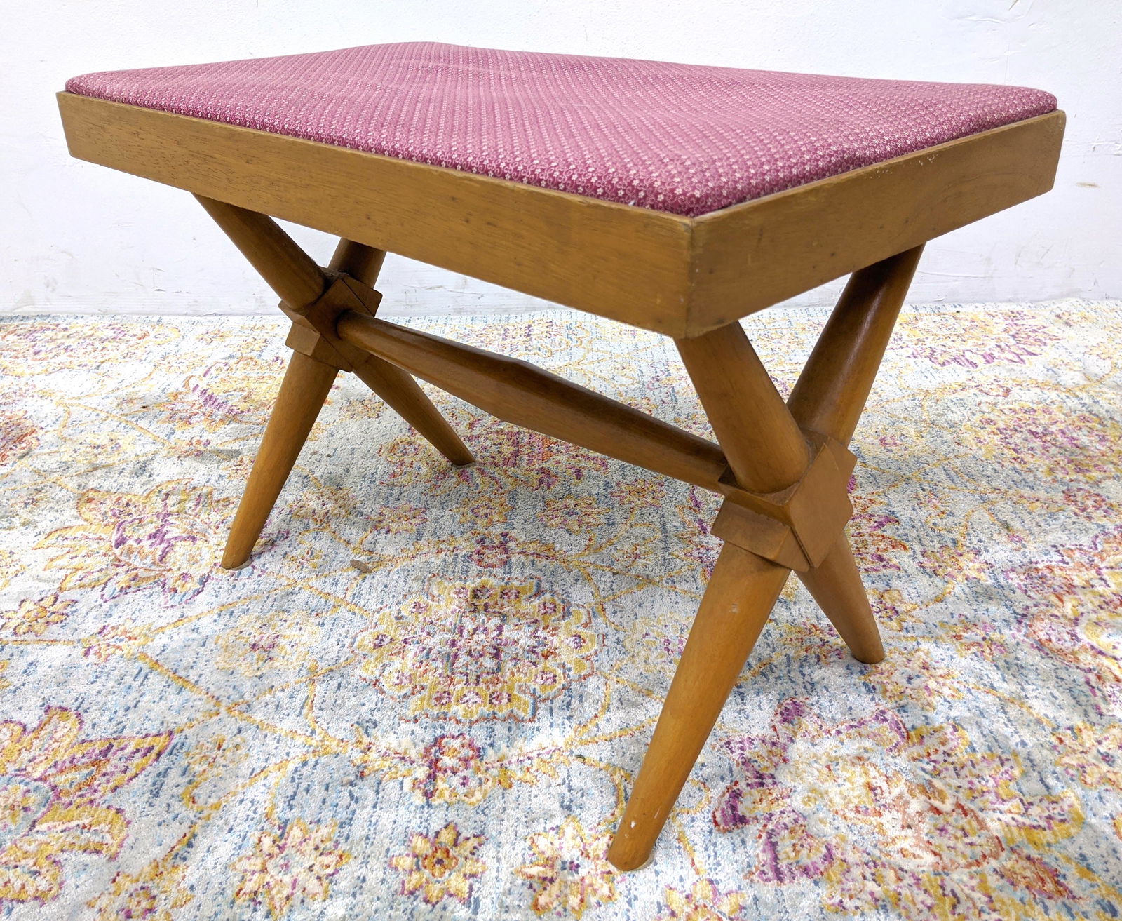 ROBSJOHN GIBBINGS Style Bench Stool. American Modern St (1 of 10)