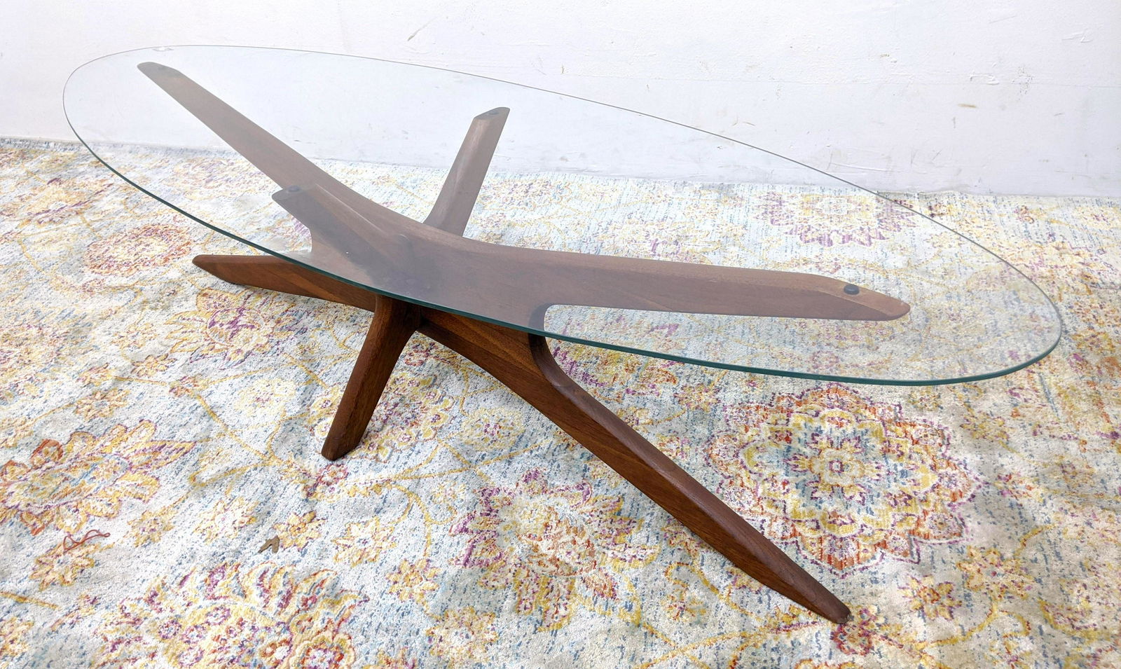 ADRIAN PEARSALL American Modern Walnut Table. Sculptura (1 of 9)
