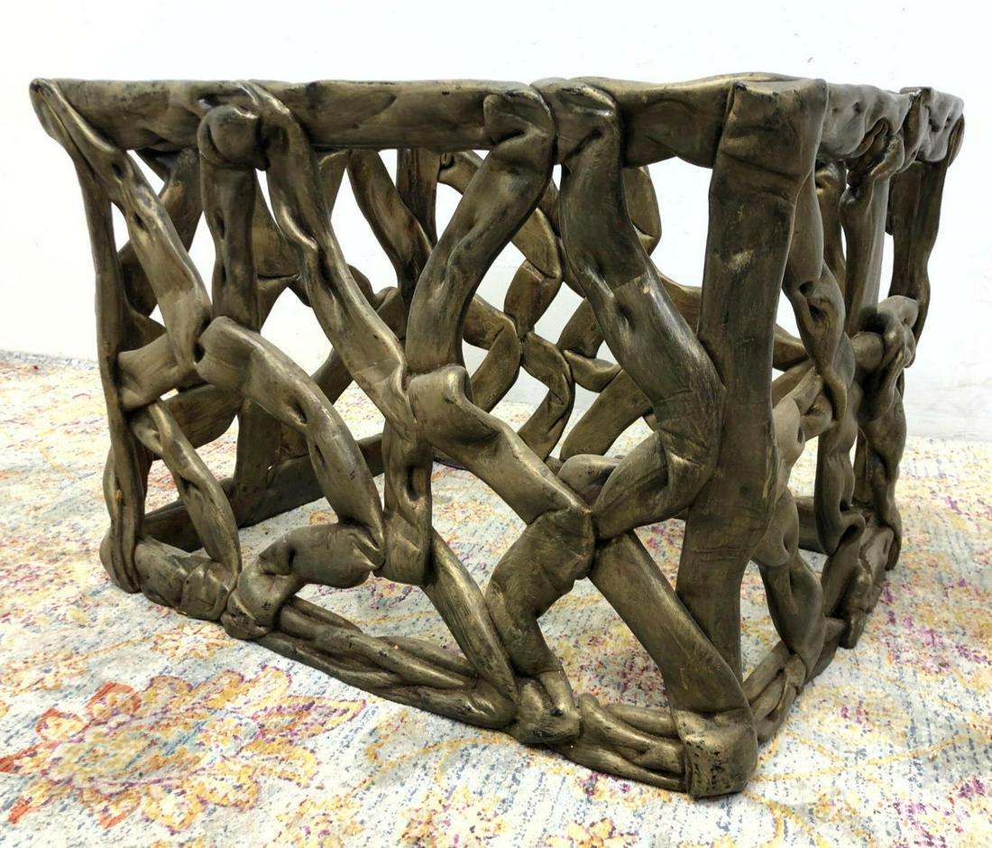 TONY DUQUETTE style Taffy Table. Rectangular. (1 of 7)