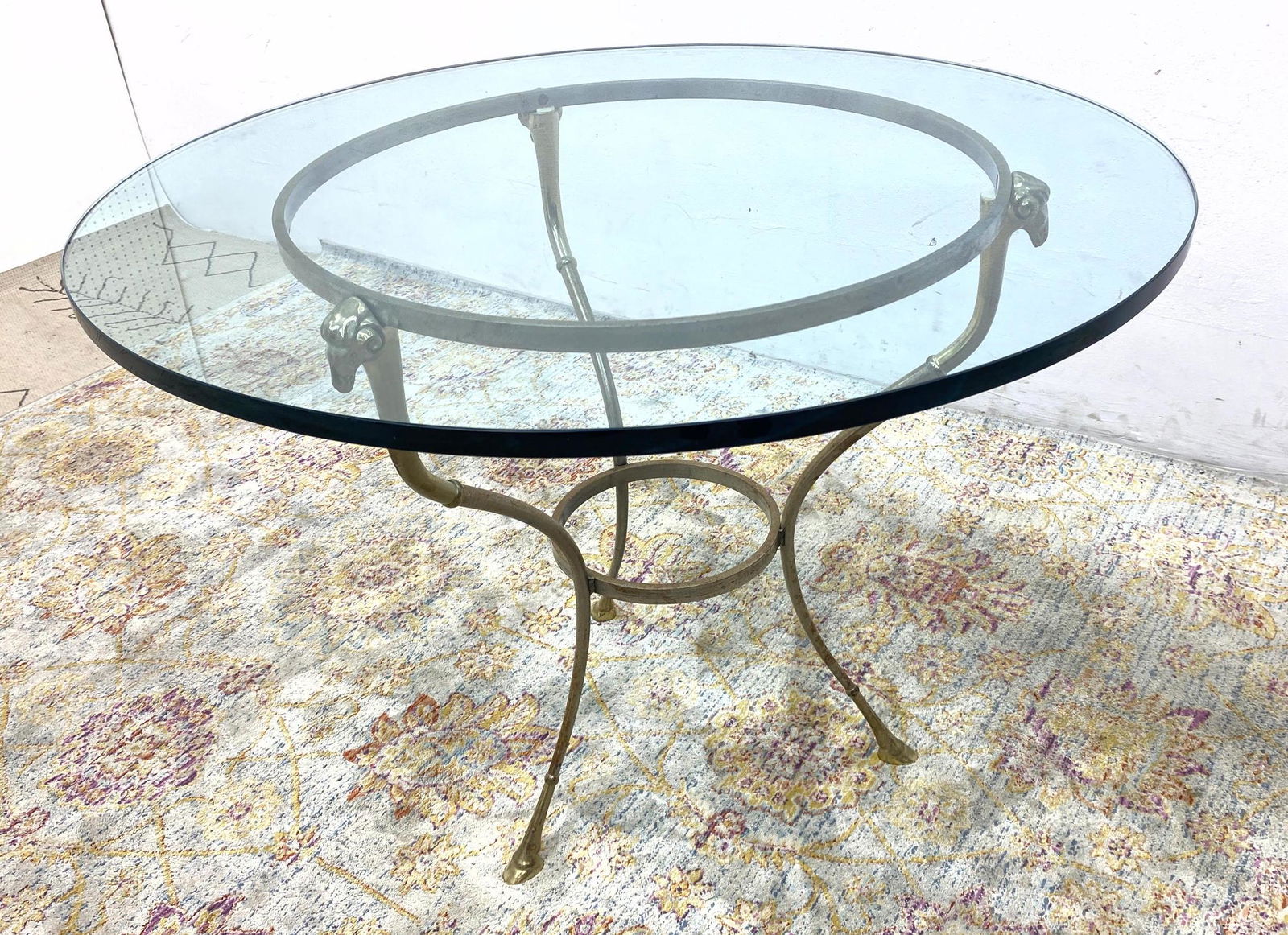 Regency Jansen Style Occasional Center Table. Brass goa (1 of 5)
