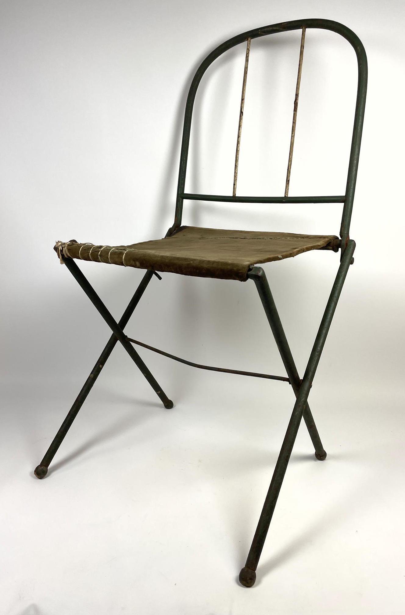 Industrial Style Folding Field Chair. (1 of 16)