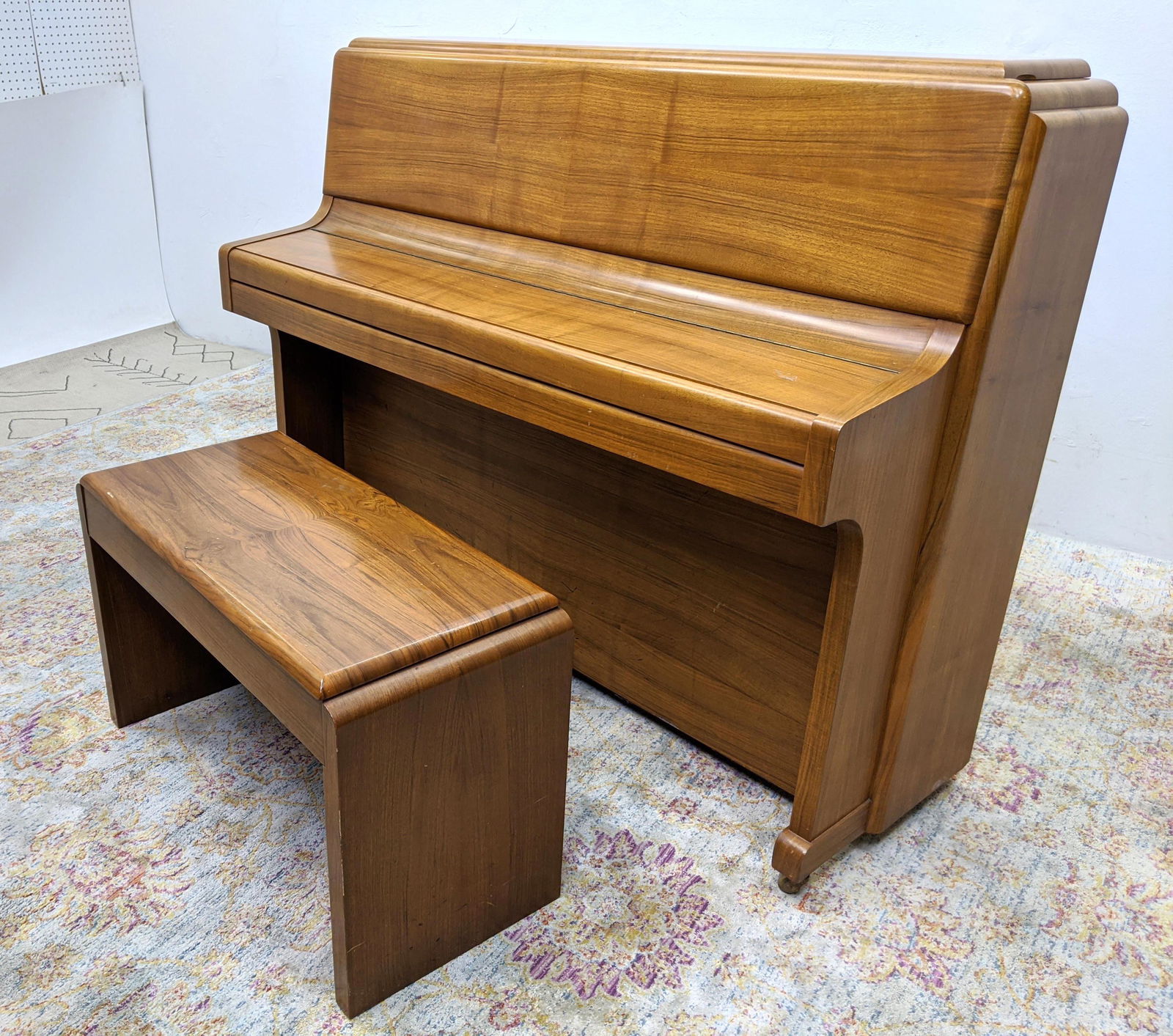 KNIGHT Modernist Upright Piano and Bench. Clean Modern (1 of 19)