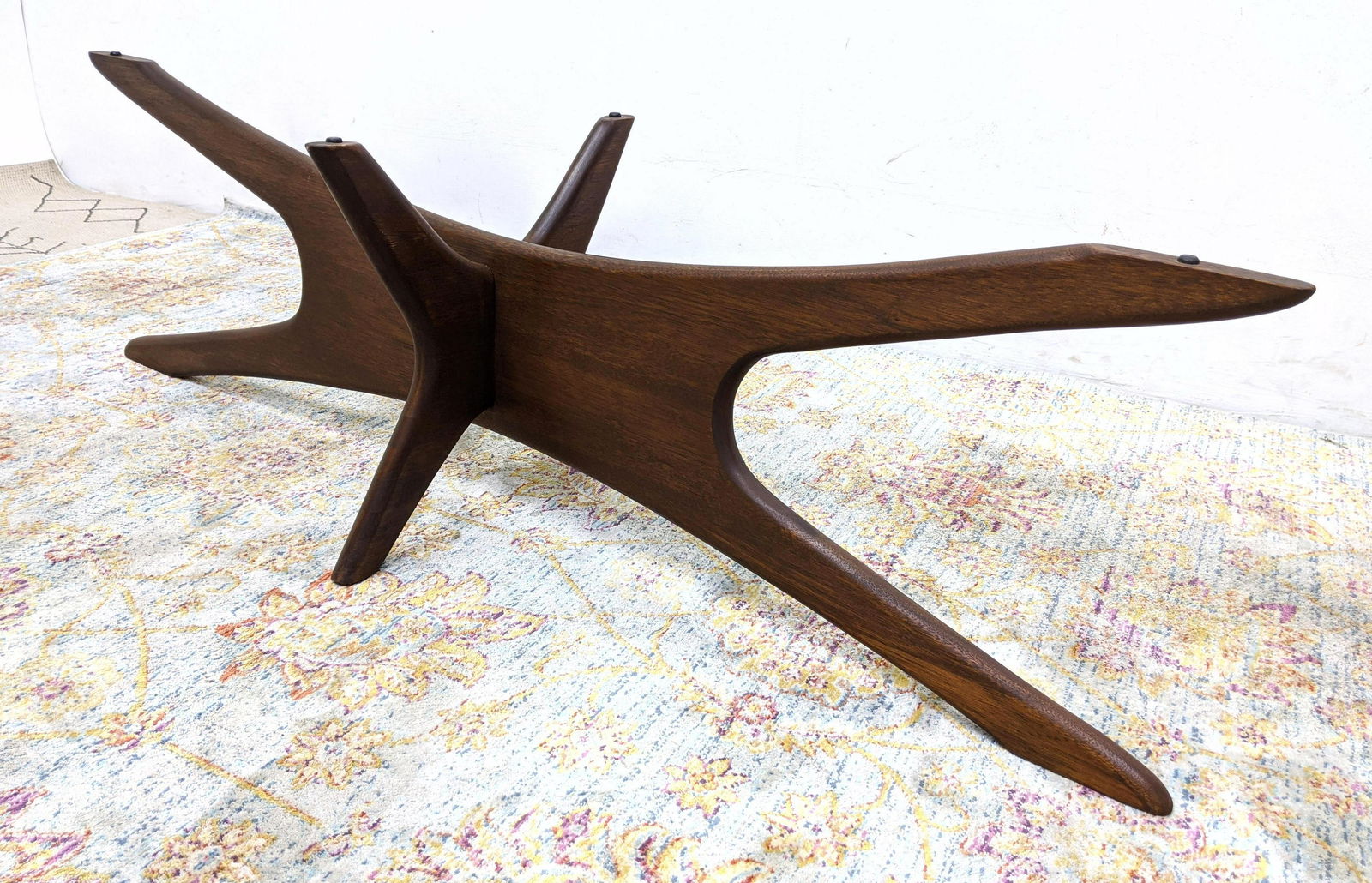 ADRIAN PEARSALL American Modern Walnut Table Base. Cock (1 of 5)