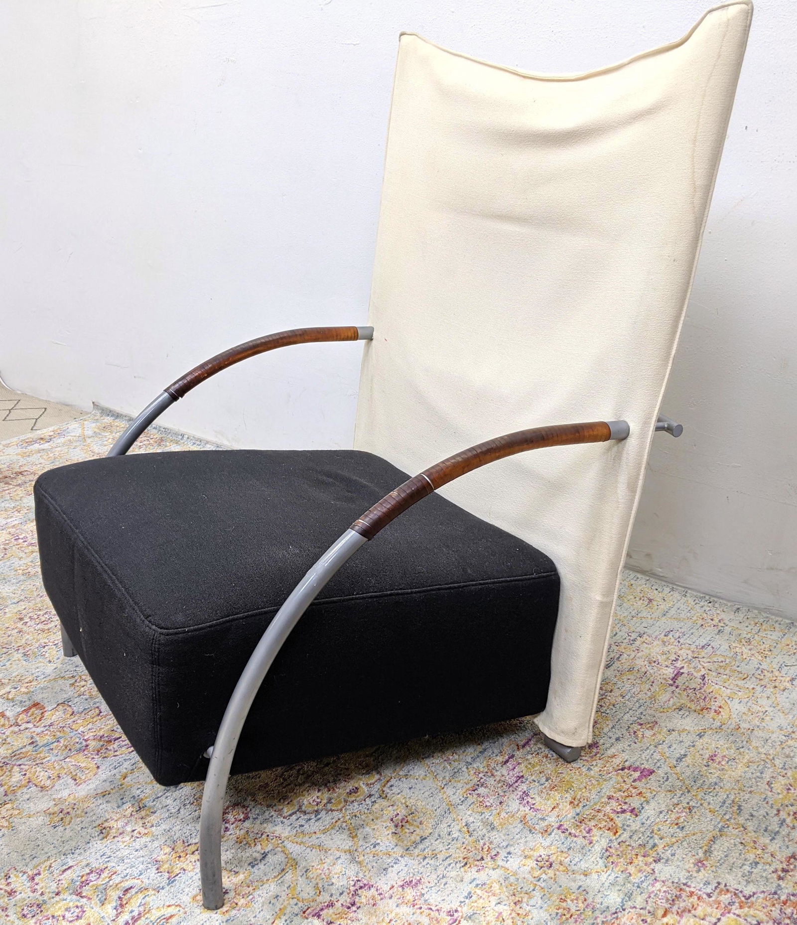Post Modern LIGNE ROSET Canvas Sail Lounge Chair.  Wrap (1 of 11)