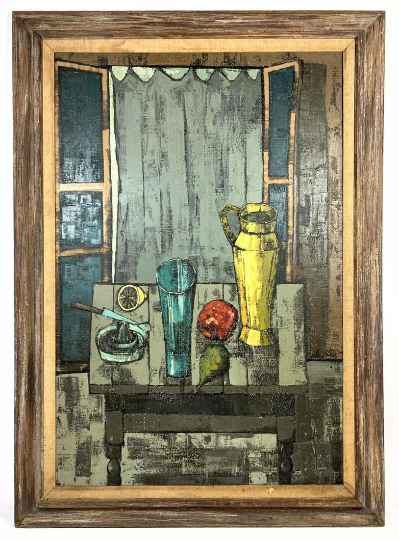 GONZALO SEBASTIAN Oil Painting on Canvas. BERNARD BUFFE (1 of 16)