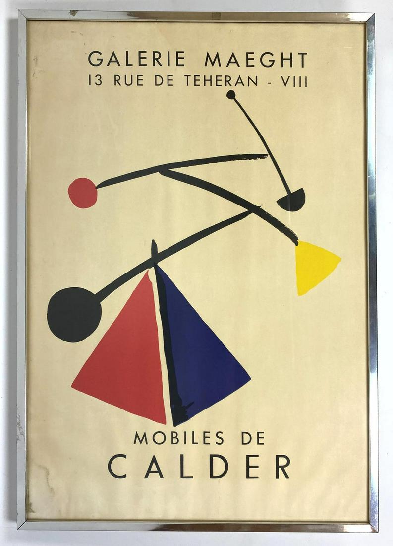 Alexander CALDER Gallery Poster. Mobiles De Calder. GAL (1 of 8)