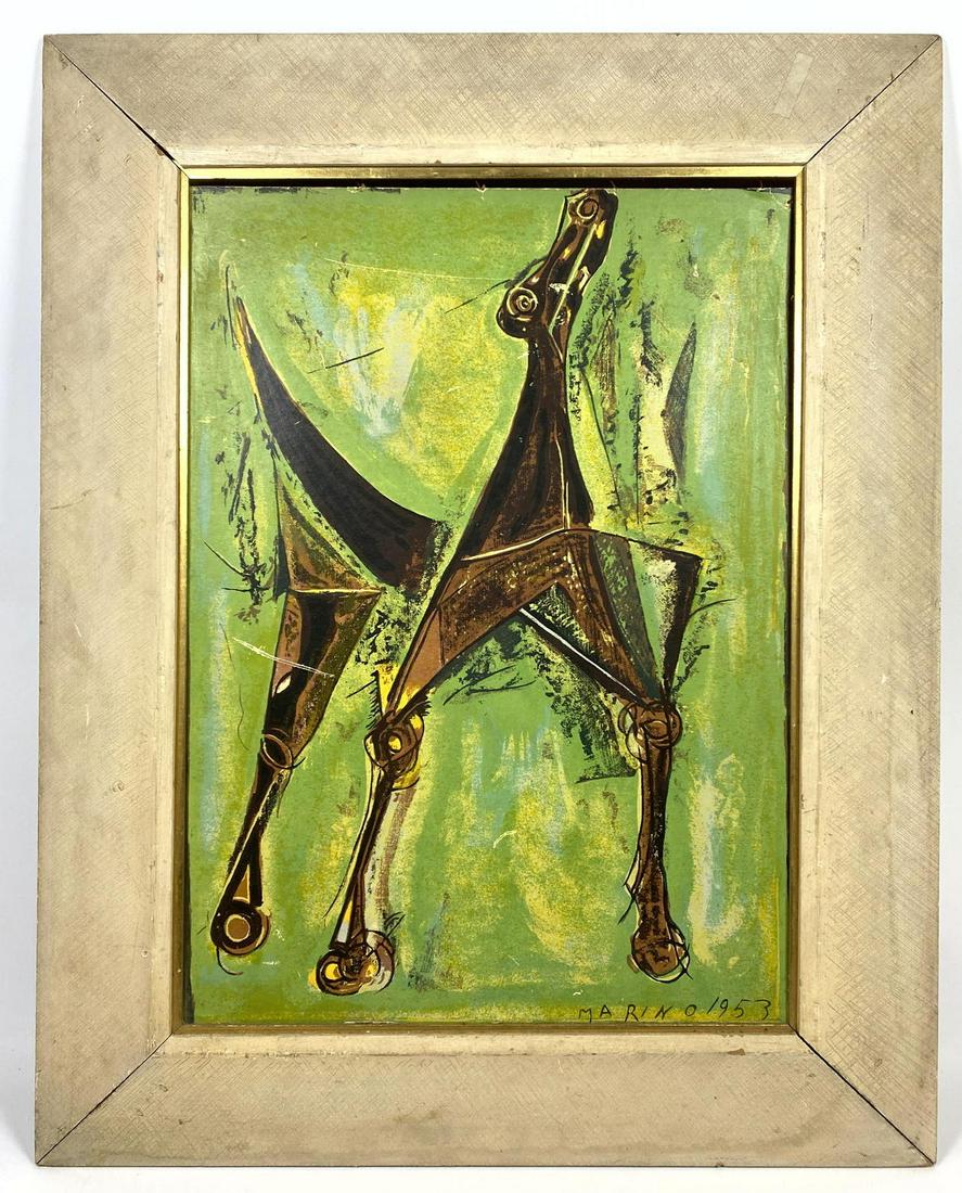 MARINO 1953 Print figure of a horse. (1 of 12)