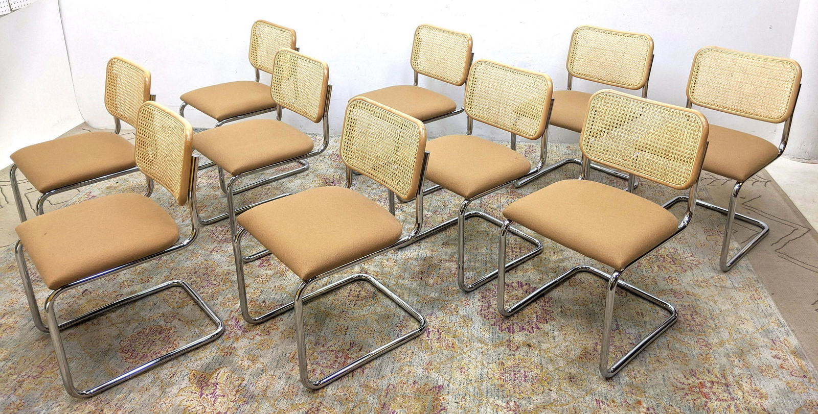Set 10 MARCEL BREUER Dining Chairs.  KNOLL STUDIO (1 of 16)
