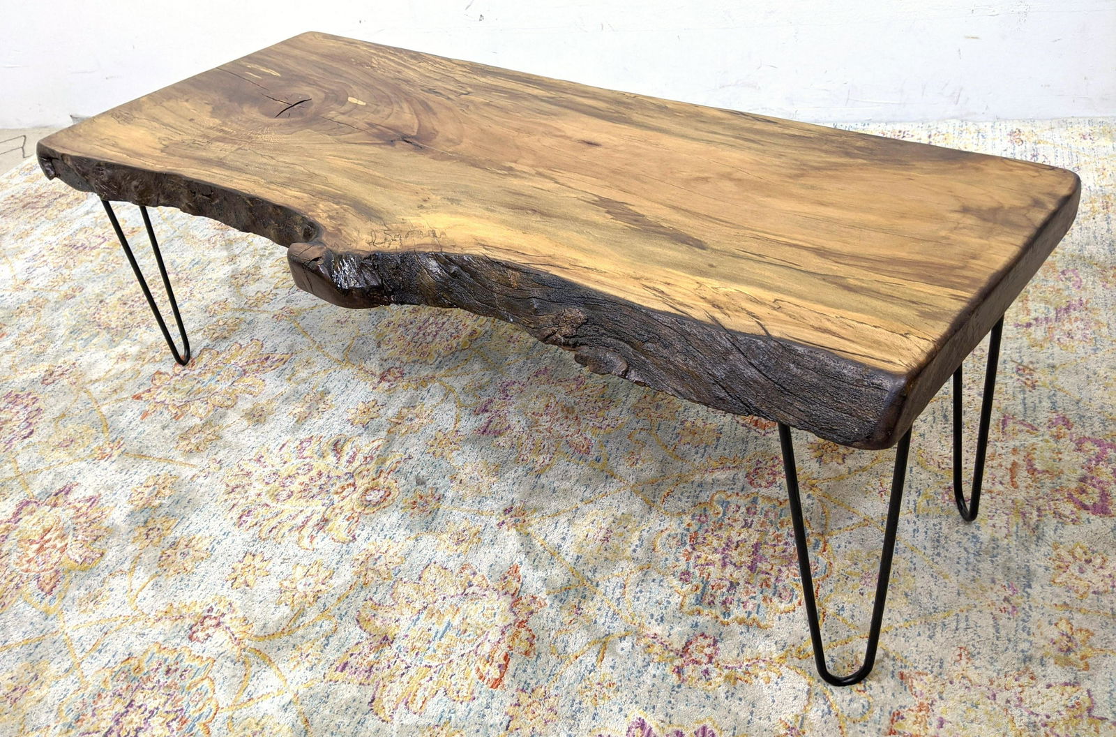 Live edge plank top coffee table. (1 of 18)