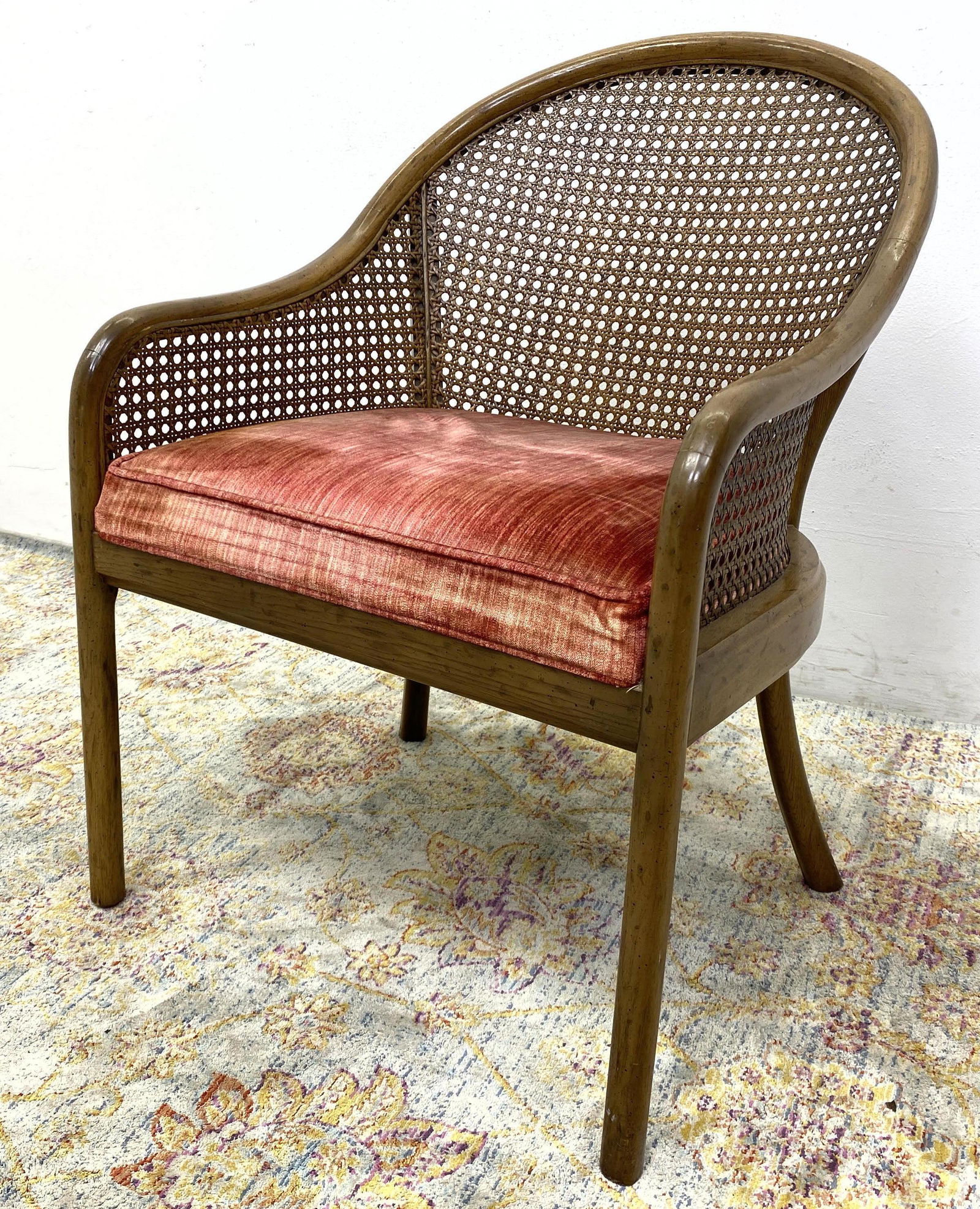 WARD BENNET Arched Top Landmark Lounge Chair. (1 of 9)