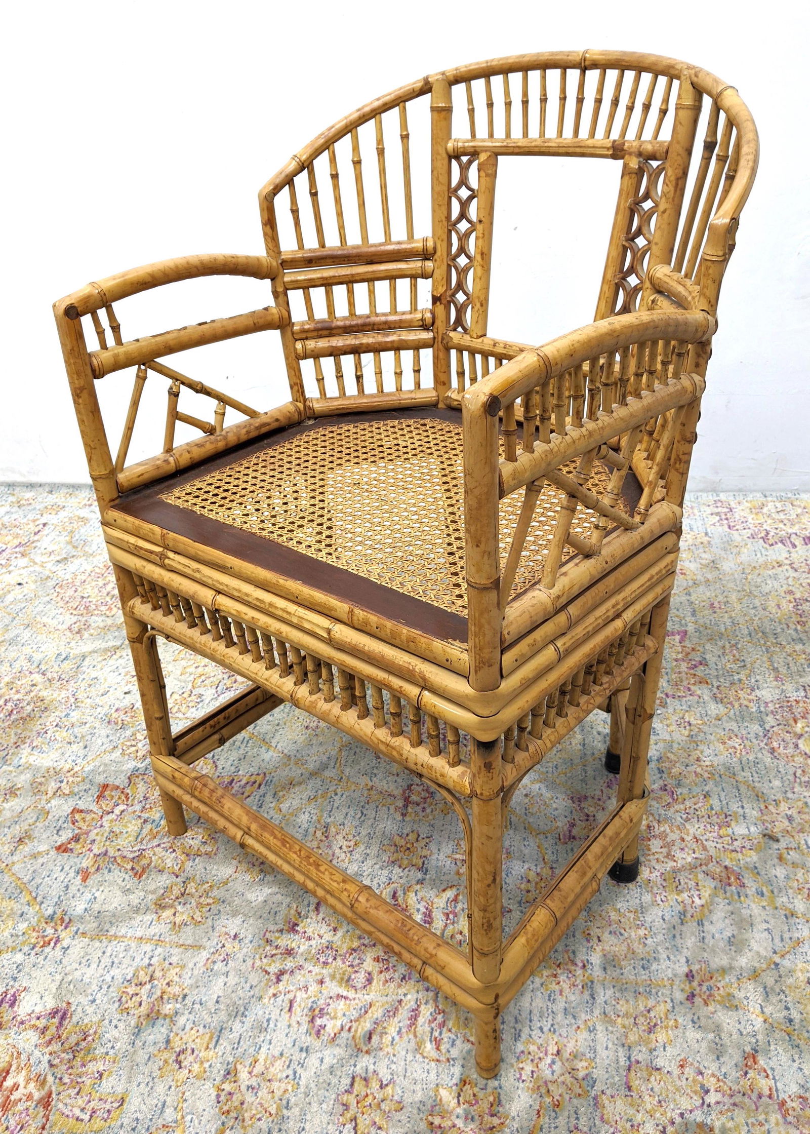 Bamboo Rattan wicker Arm Chair. (1 of 15)