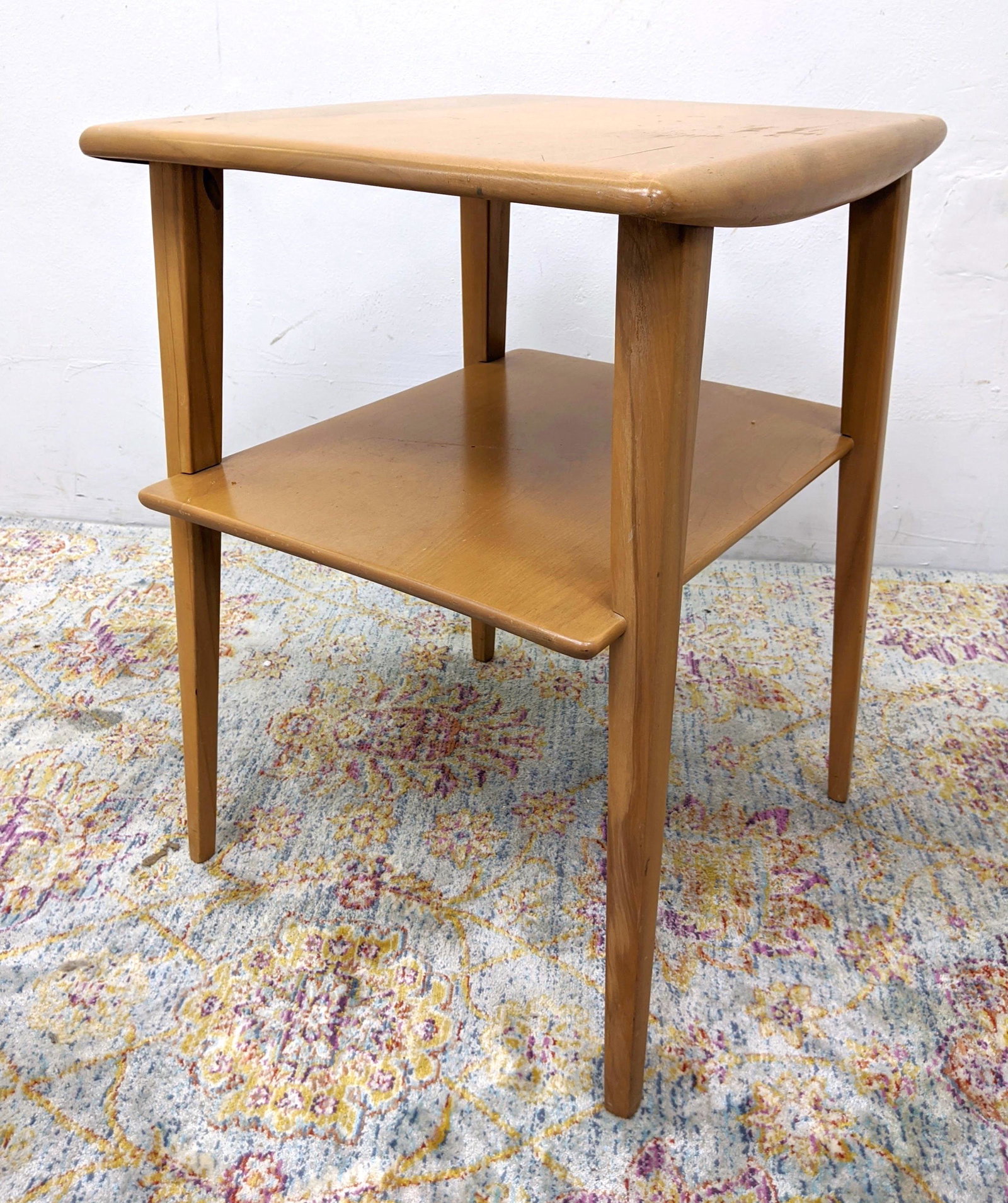 HEYWOOD WAKEFIELD Maple Side Table. (1 of 12)