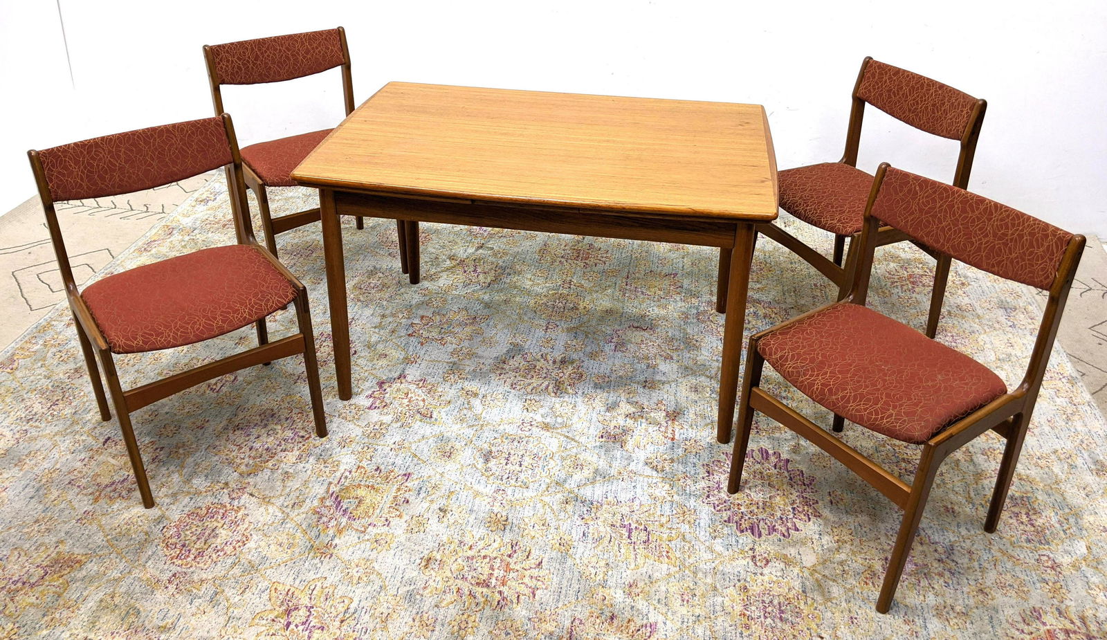 5pc Danish Teak Dining Set. Table and 4 Chairs. Refract (1 of 19)