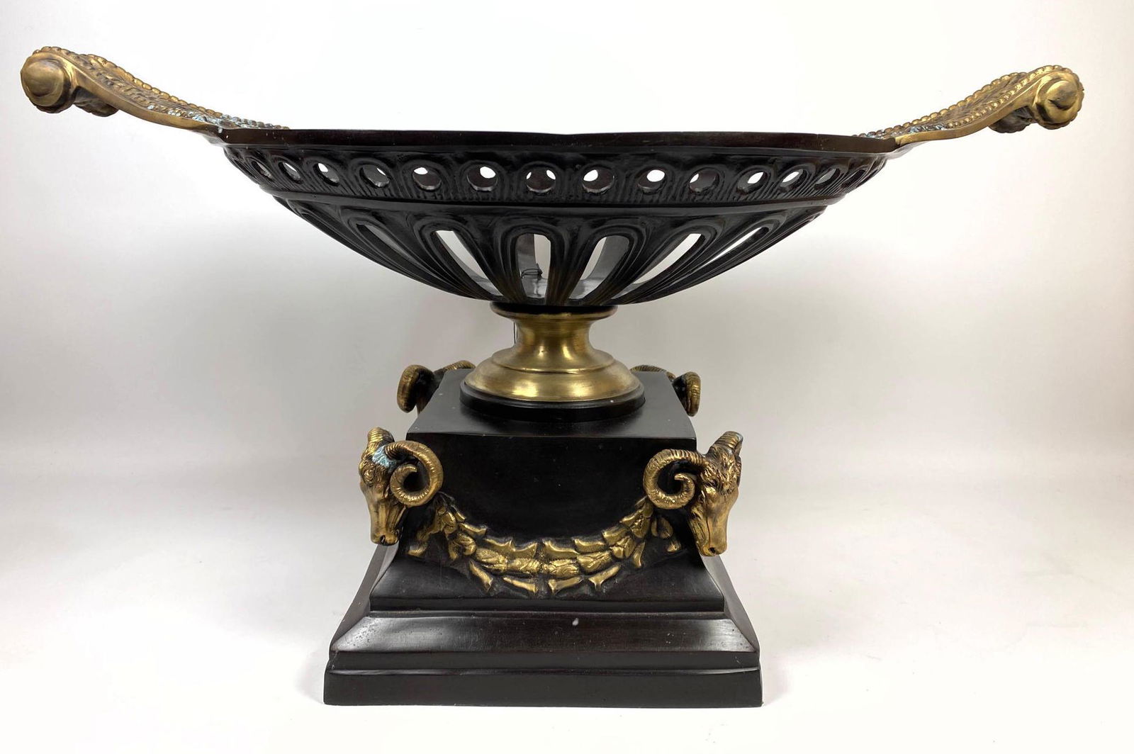 Large MAITLAND SMITH Pierced Regency style Compote. Foo (1 of 16)