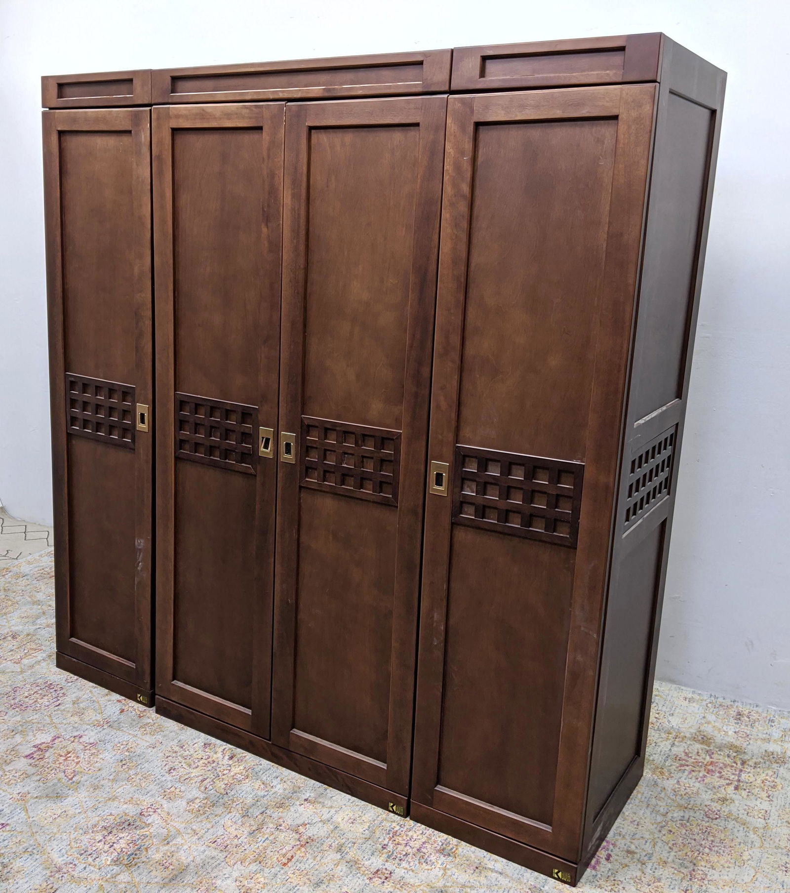 KONDO MOKKO 3 Part Armoire. Pr 1 Door and Single 2 Door (1 of 20)