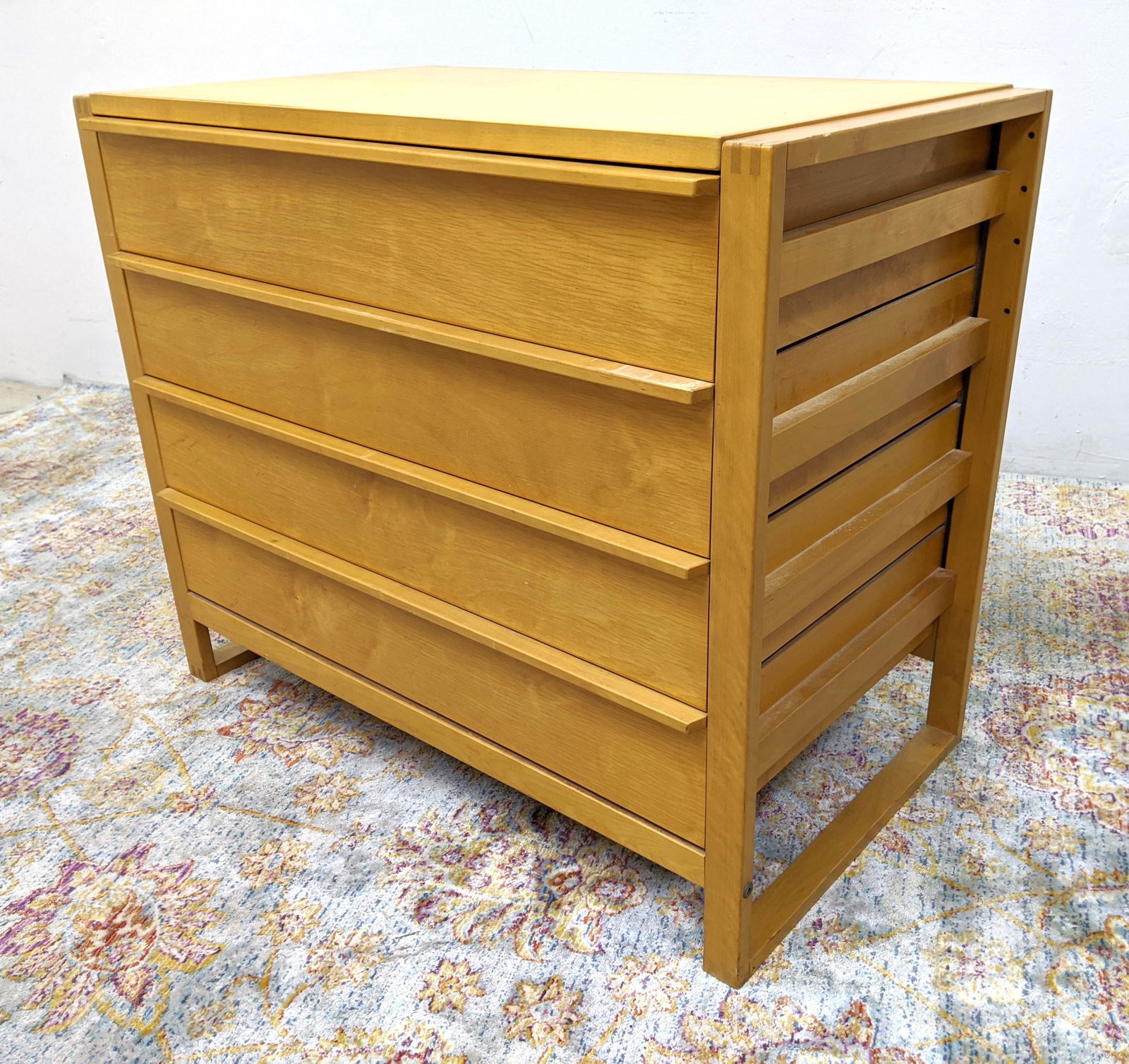 Modernist Blond Wood Dresser Chest. Open ladder style s (1 of 14)