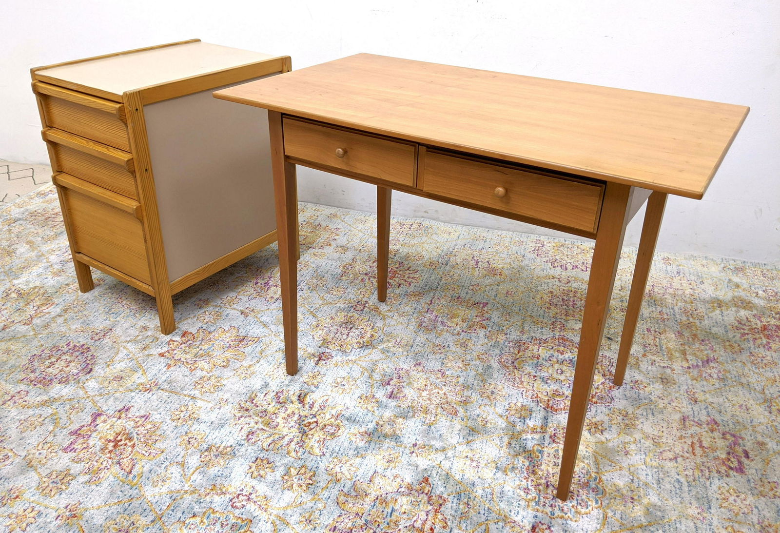 2pc KF INTERIOR Swedish Desk & File Cabinet. "Workbench (1 of 17)