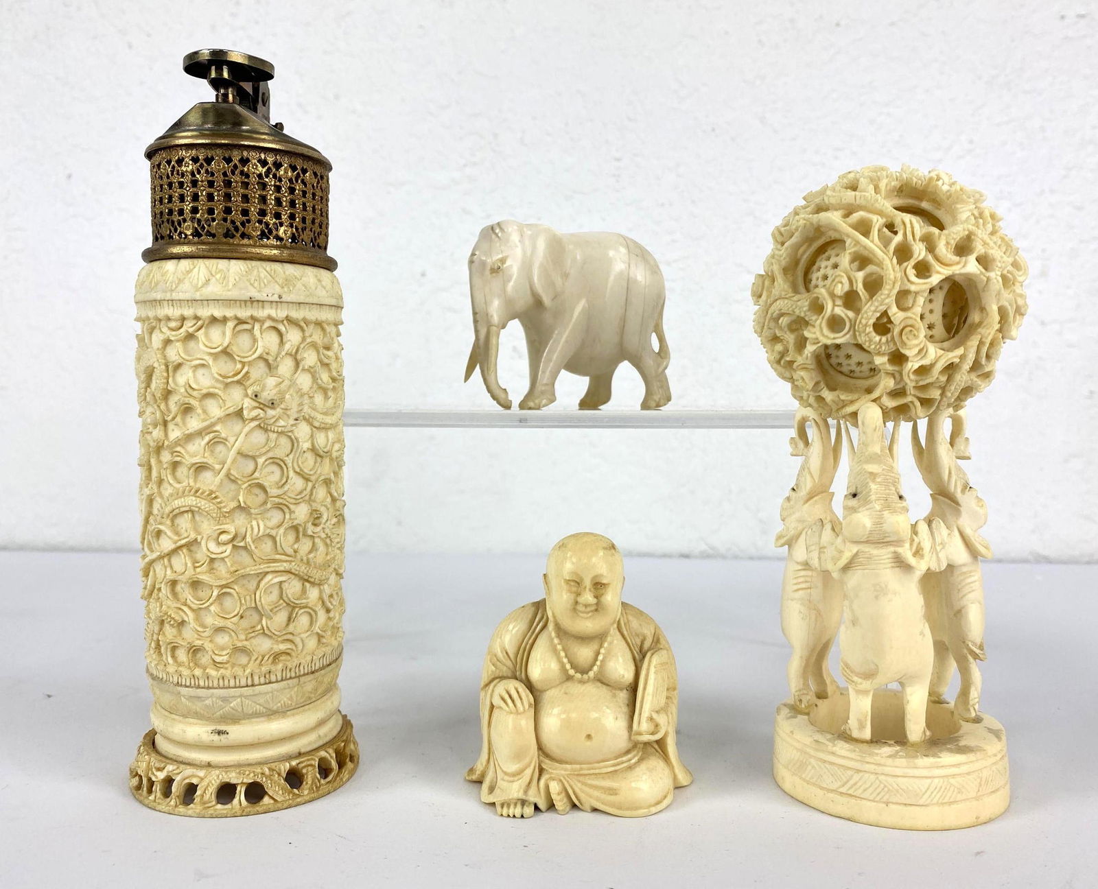 4pc Asian Decorative Items incl. Lighter and Elaborate (1 of 20)