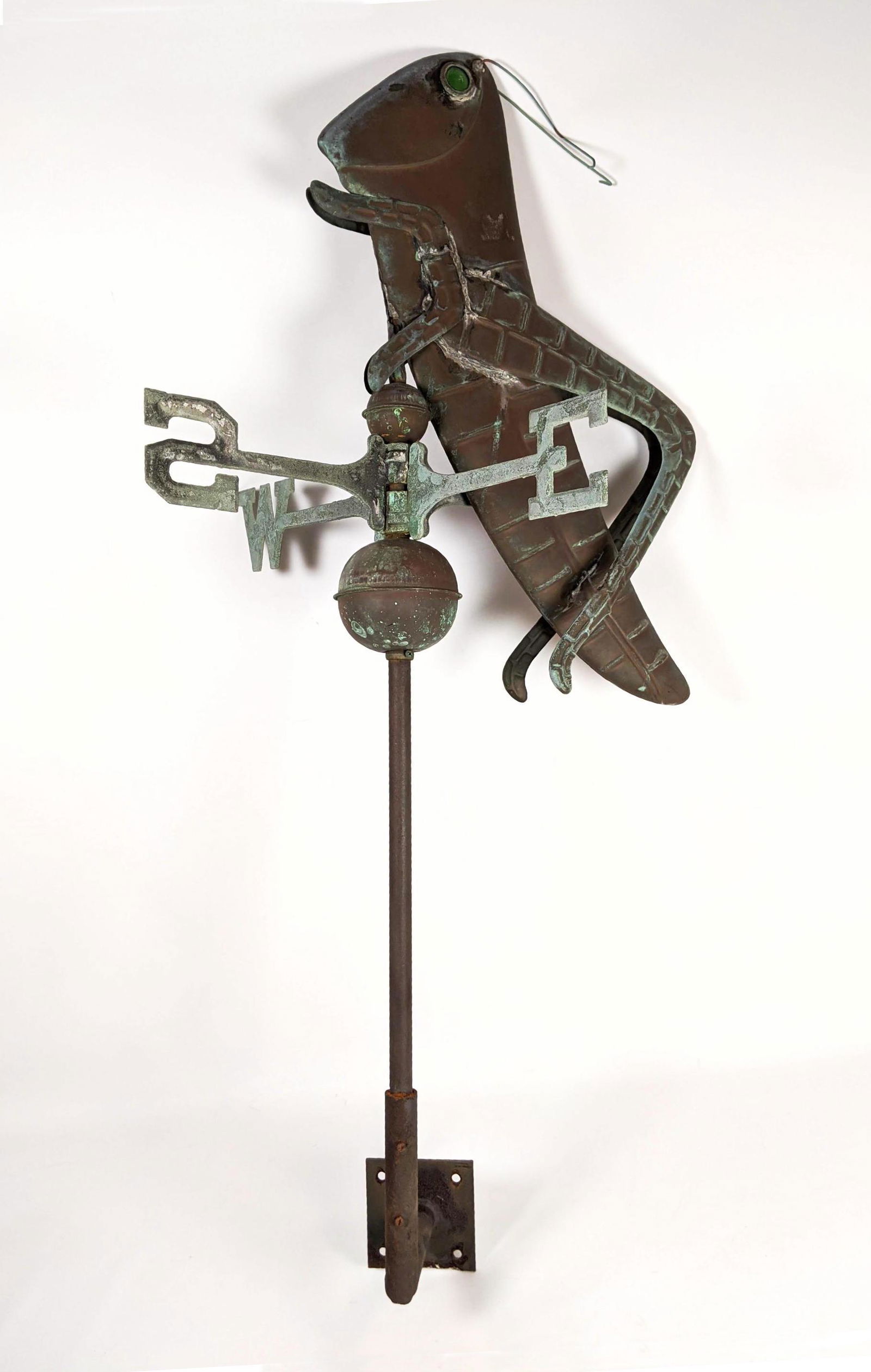 Hollow Copper Grasshopper Weather Vane. (1 of 9)