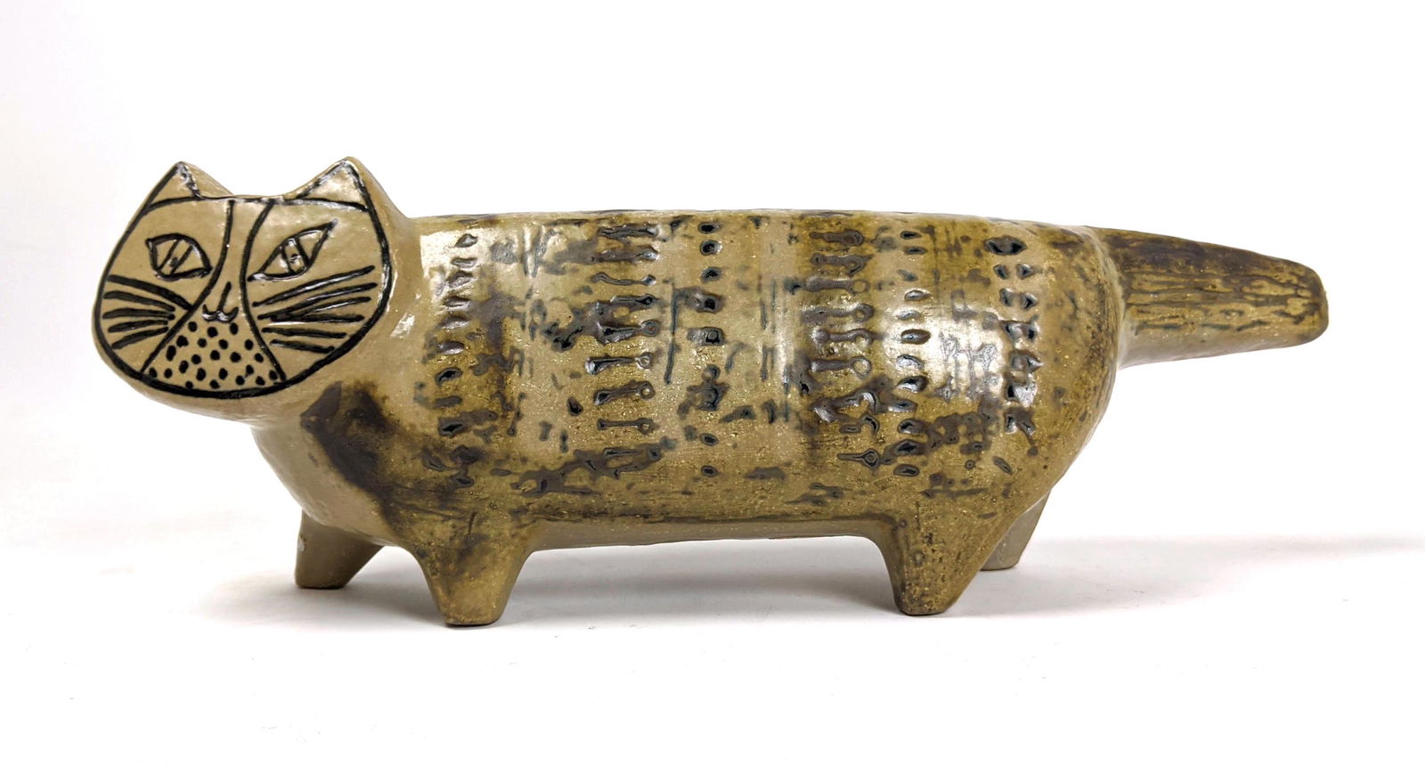 LISA LARSON for GUSTAVSBERG Pottery Cat Sculpture (1 of 13)