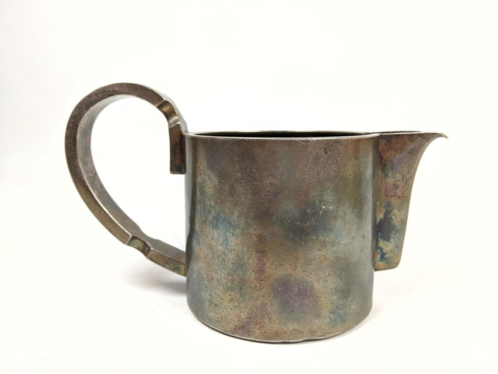 GIO PONTI Silverplate Small Pitcher with Large Loop Han (1 of 9)