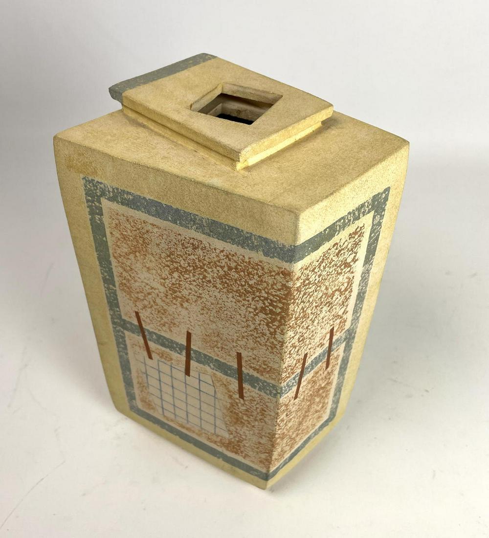 ANDREW VAN ASSCHE Art Pottery Vase. Artisan Ceramic. Si (1 of 10)