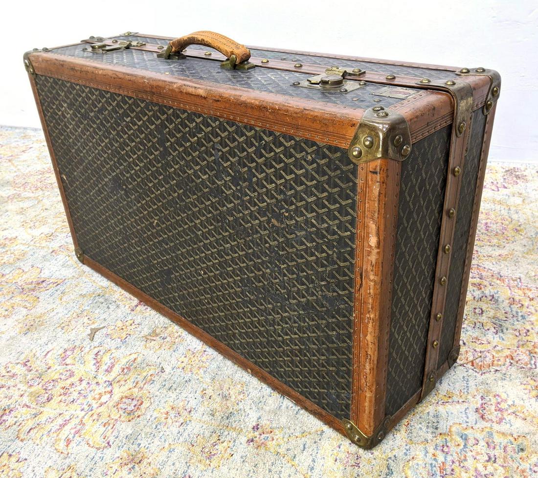 Vintage Goyard Steamer Trunk