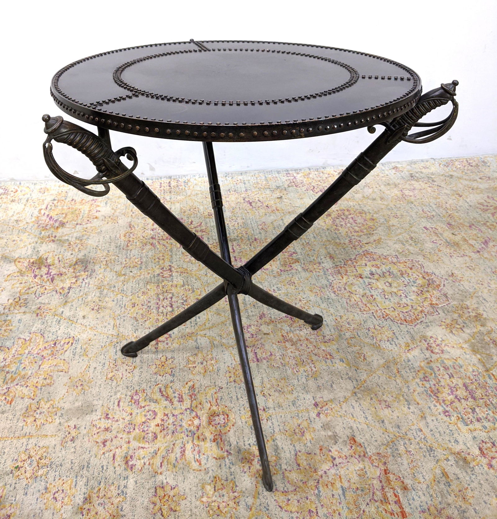 Decorator Metal Tabouret style Side End Table. Three "S (1 of 13)