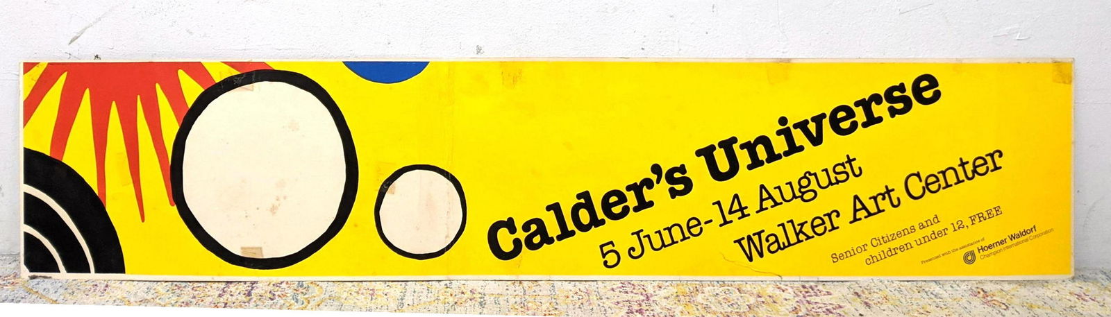 Alexander Calder silkscreen exhibition poster. "Calder (1 of 5)